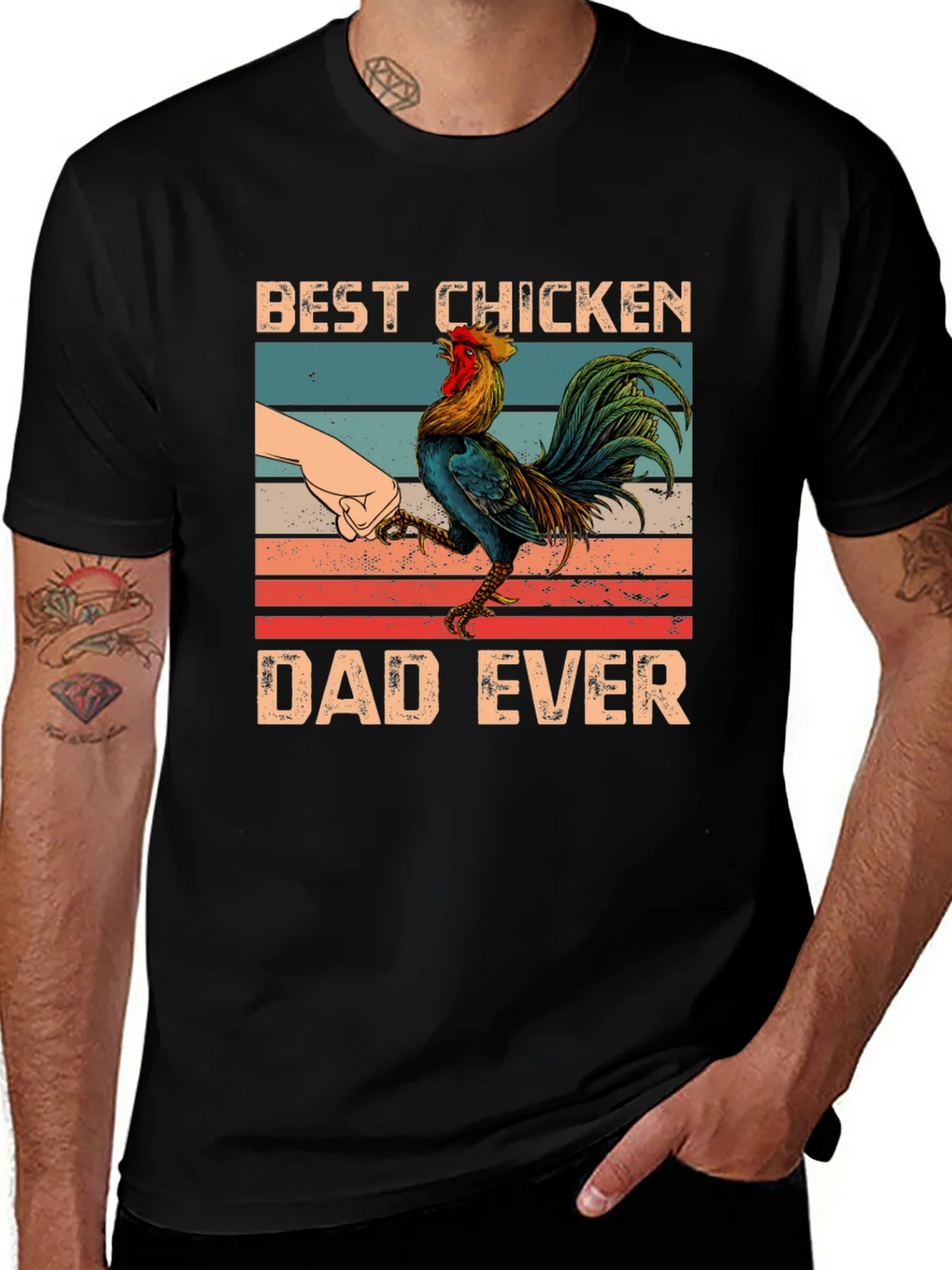 Best Chicken Dad Ever T-Shirt product image 1