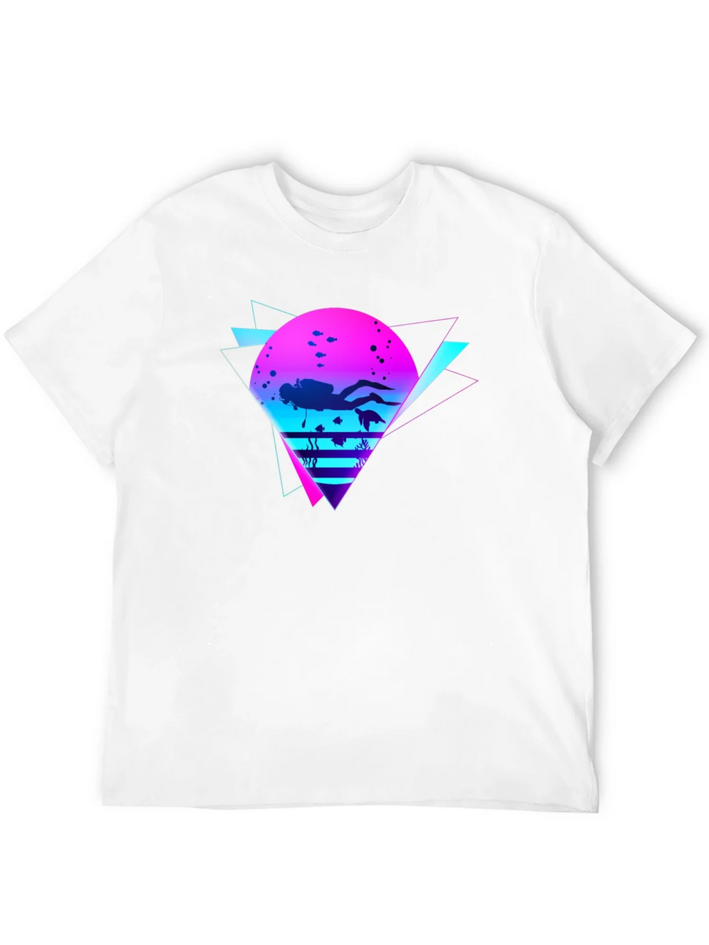 Retro Diver Graphic Tee - Black product image 11