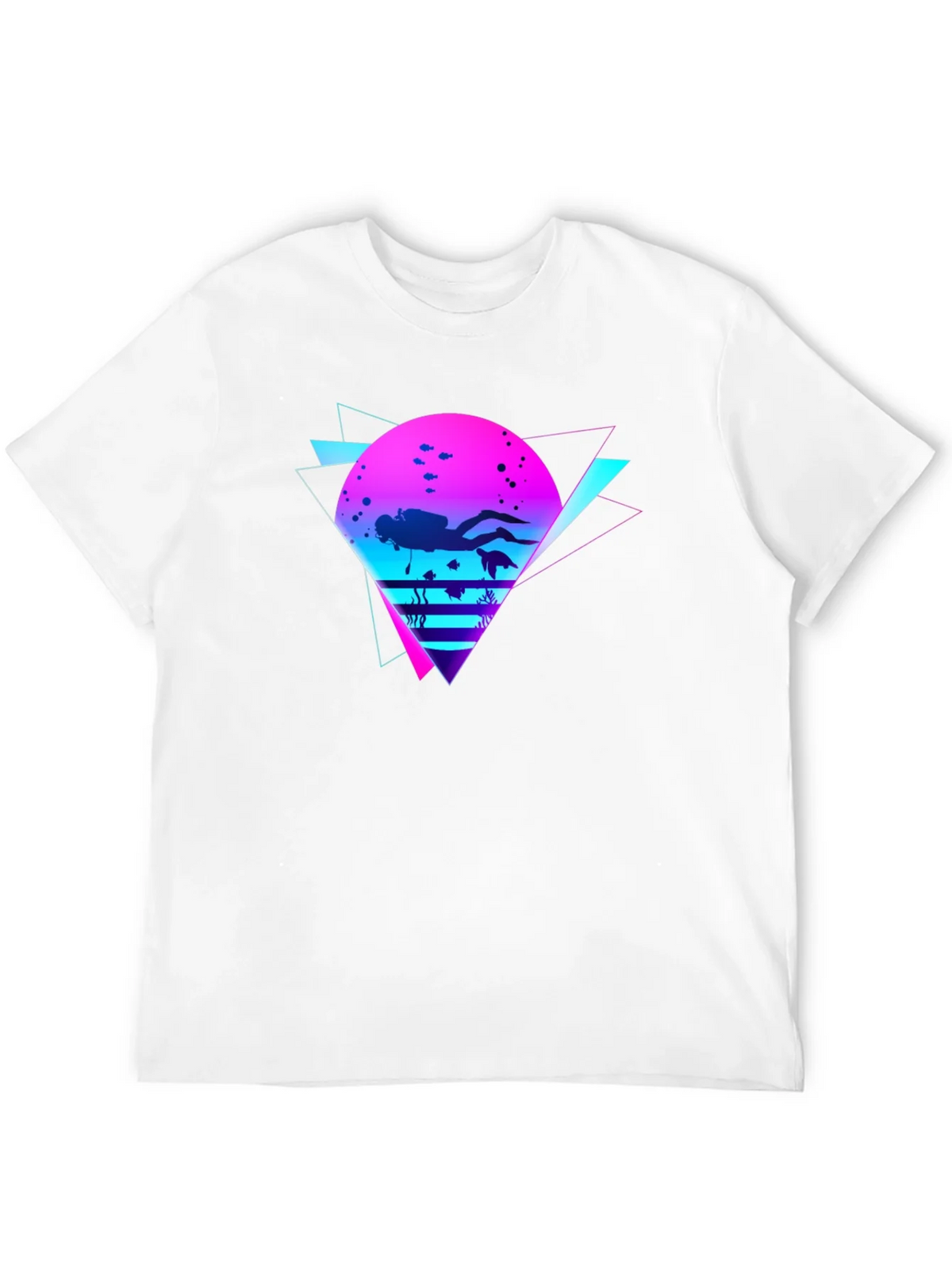 Retro Diver Graphic Tee - Black product image 11