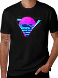 Retro Diver Graphic Tee - Black product image 1