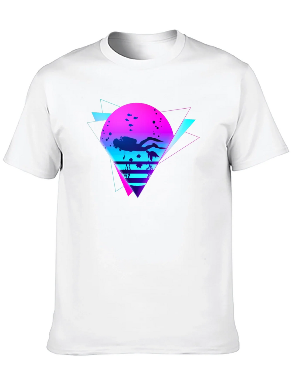 Retro Diver Graphic Tee - Black product image 9