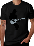 Guitar Silhouette Graphic Tee - Musicians Style product image 1