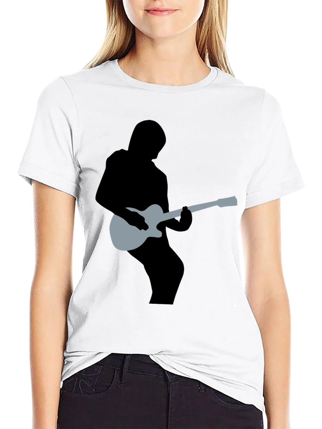 Guitar Silhouette Graphic Tee - Musicians Style product image 8