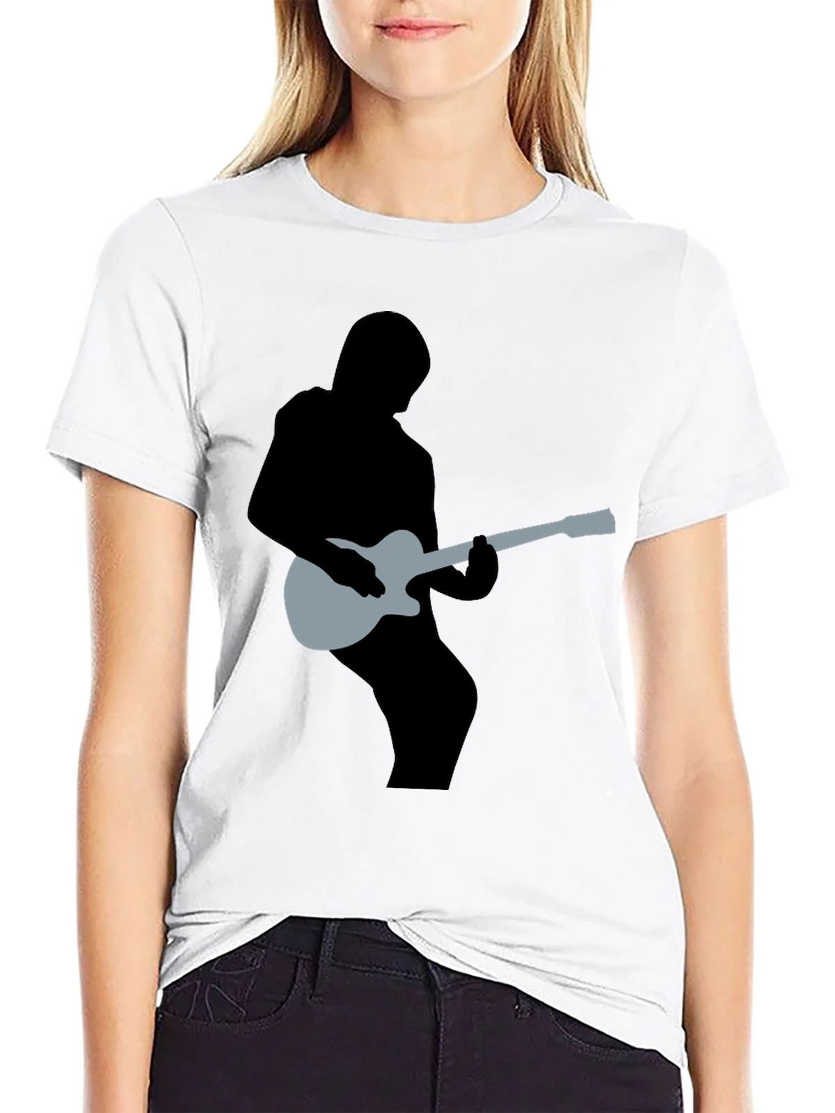 Guitar Silhouette Graphic Tee - Musicians Style product image 8