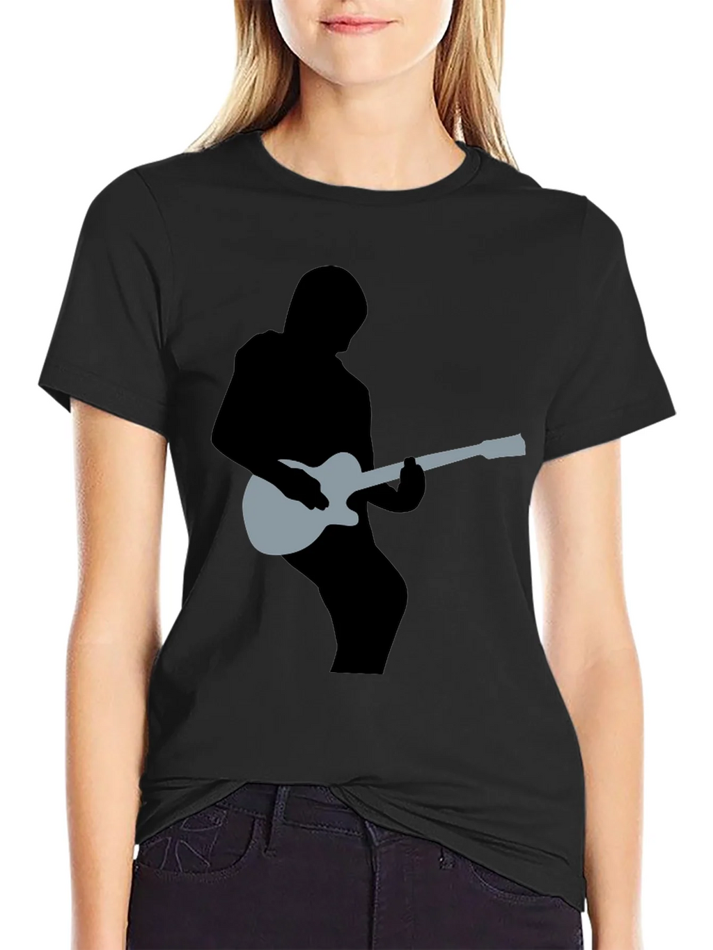 Guitar Silhouette Graphic Tee - Musicians Style product image 2
