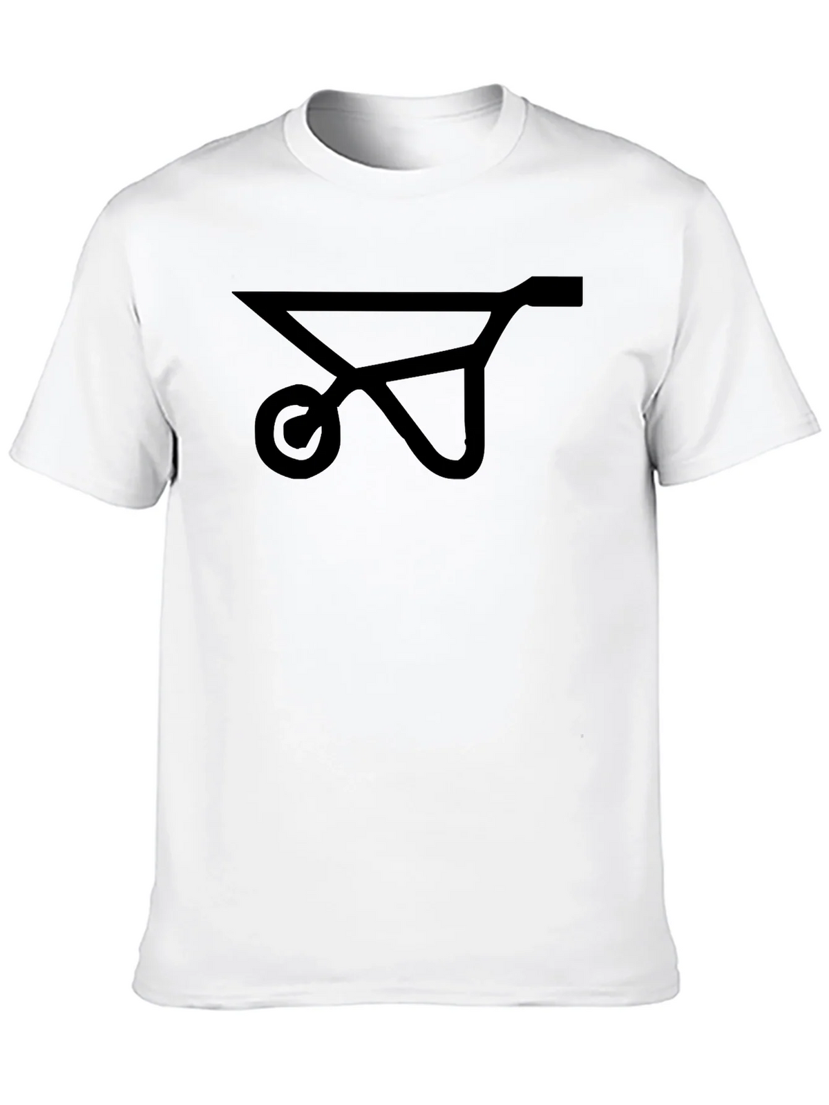 Mens Black Wheelbarrow Graphic T-Shirt product image 4