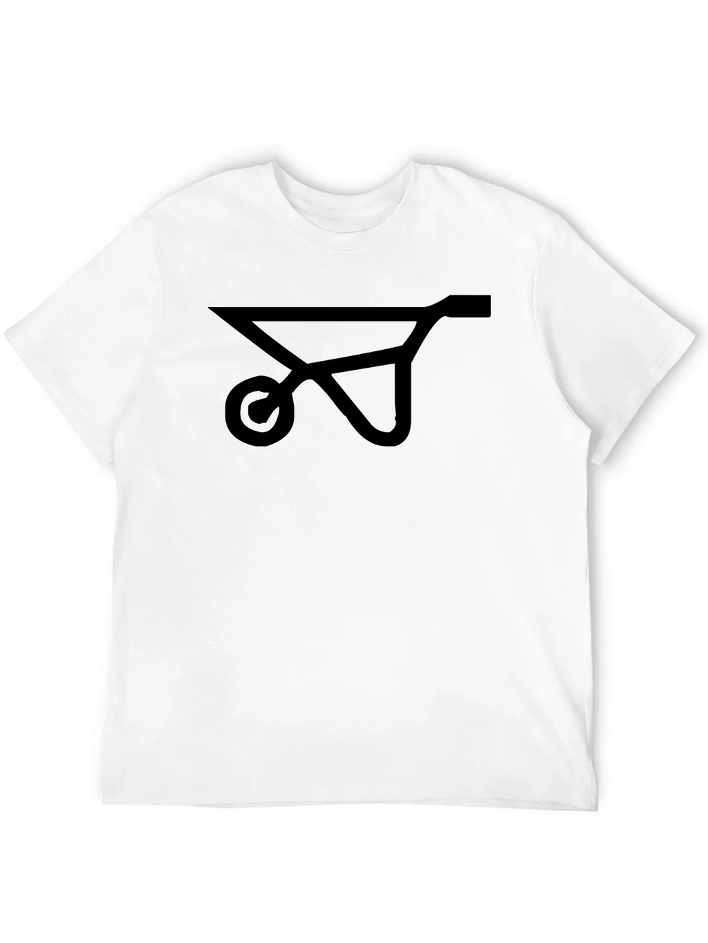 Mens Black Wheelbarrow Graphic T-Shirt product image 5