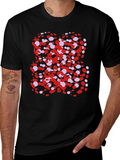 Abstract Dots T-Shirt - Modern Graphic Tee product image 1
