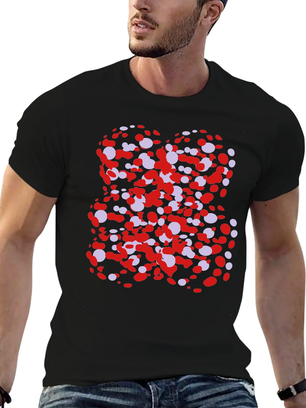 Abstract Dots T-Shirt - Modern Graphic Tee product image 6