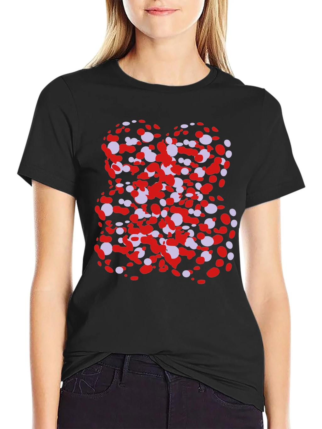 Abstract Dots T-Shirt - Modern Graphic Tee product image 2