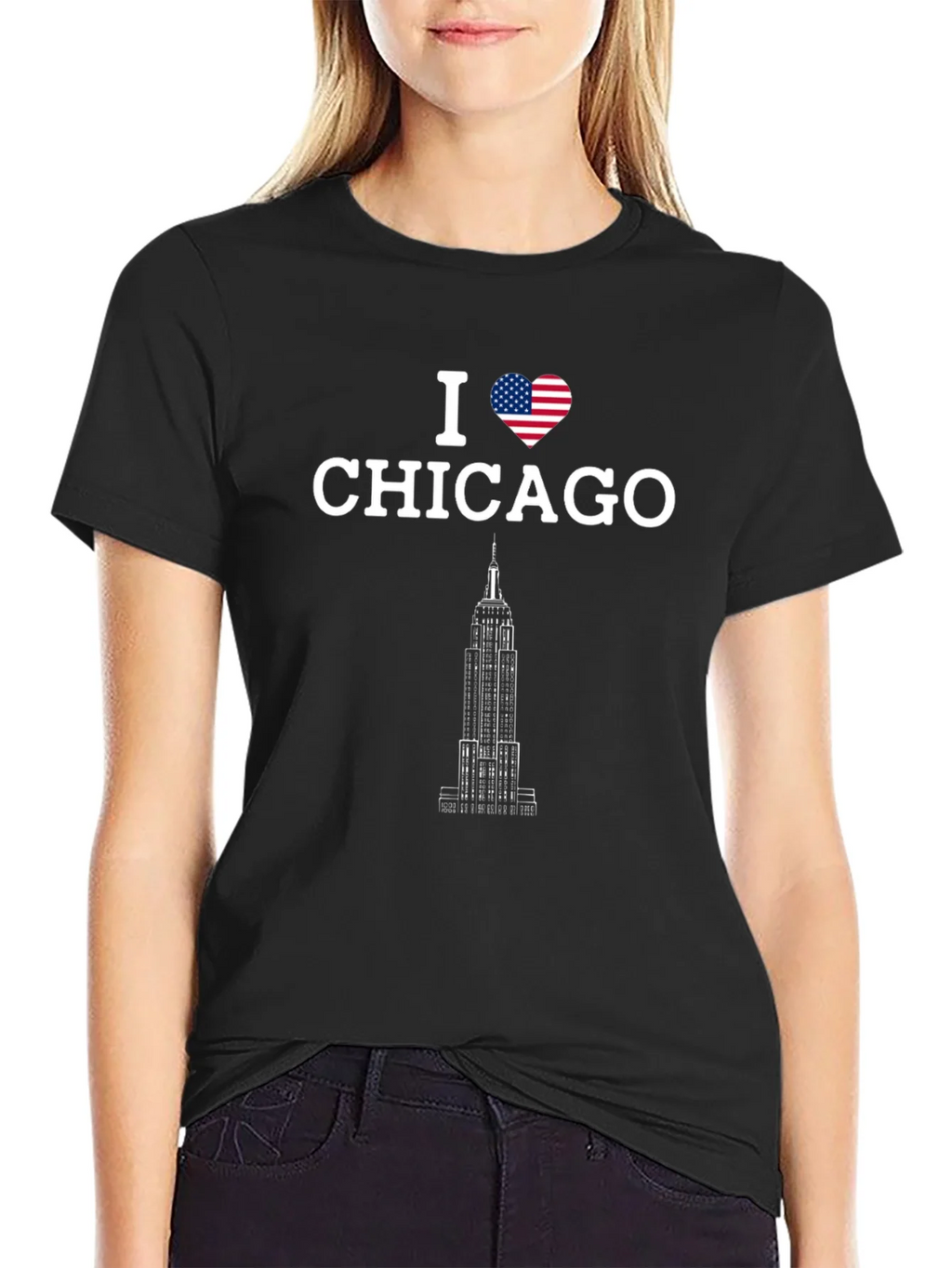 I Heart Chicago T-Shirt - Patriotic Souvenir Tee product image 2