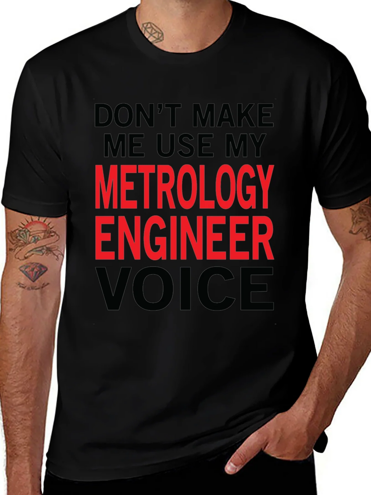 Metrology Engineer Voice Graphic Tee product image 1
