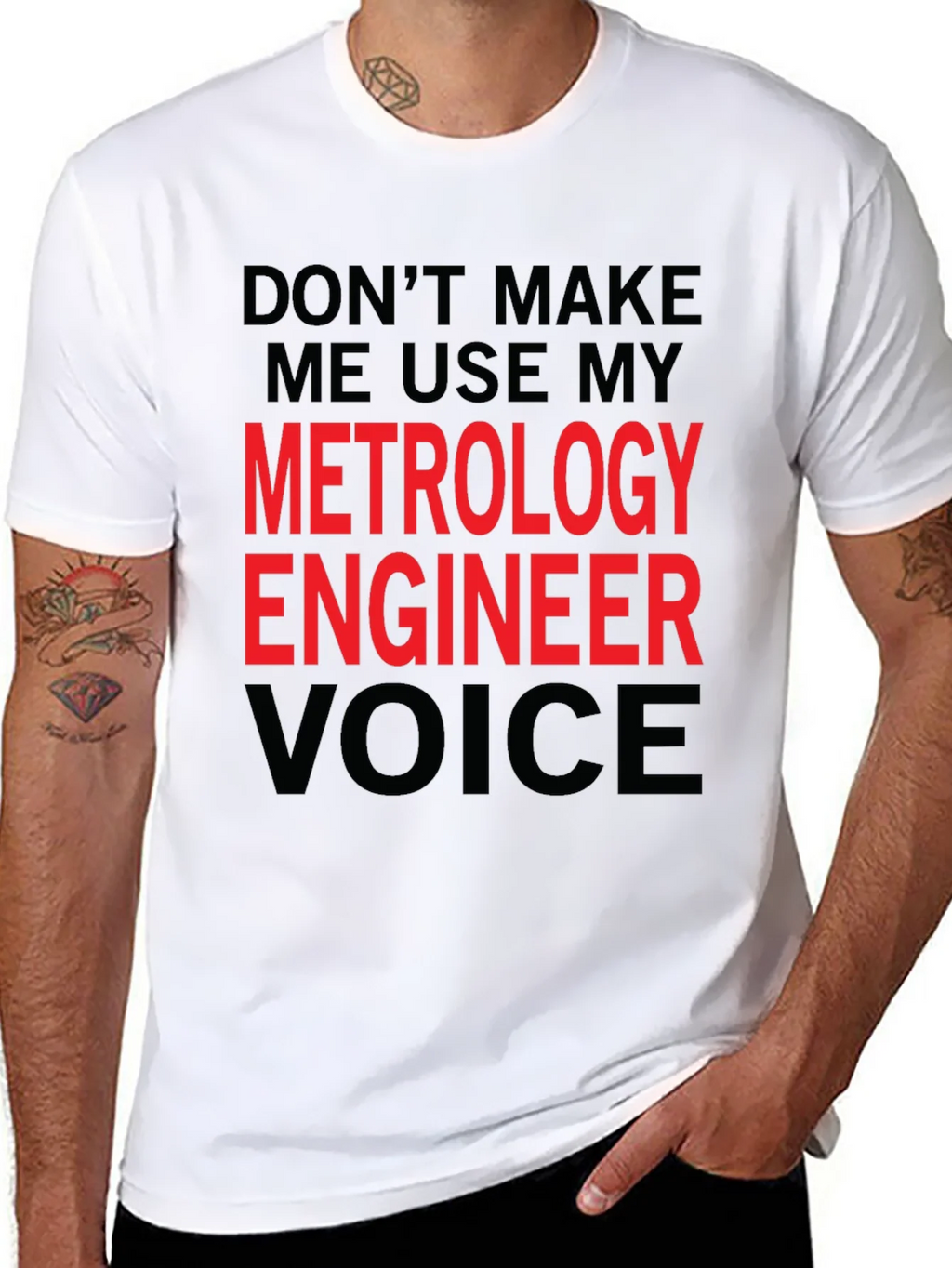 Metrology Engineer Voice Graphic Tee product image 7