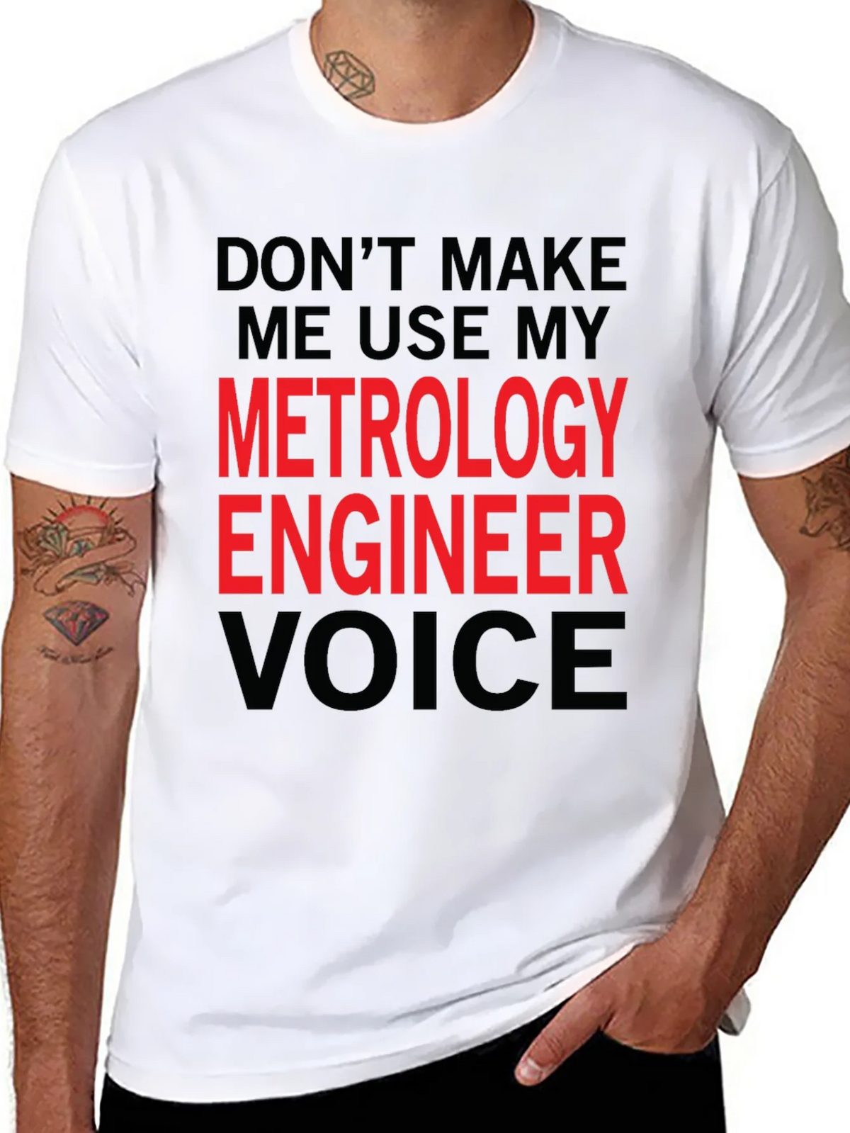 Metrology Engineer Voice Graphic Tee product image 7