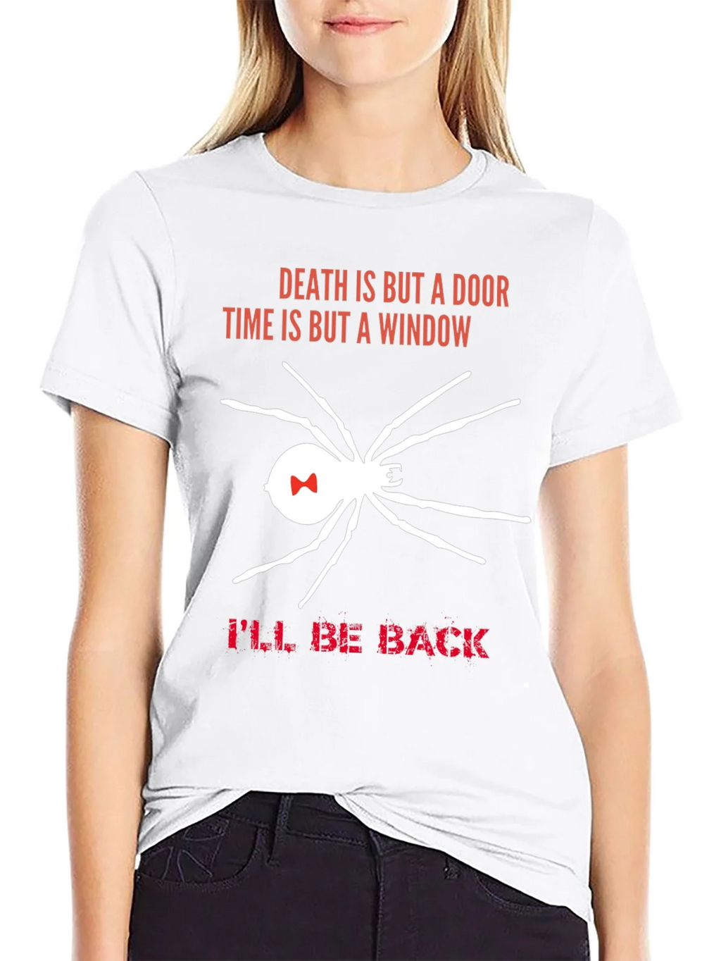 Death is But a Door T-Shirt Spider Ill Be Back product image 8
