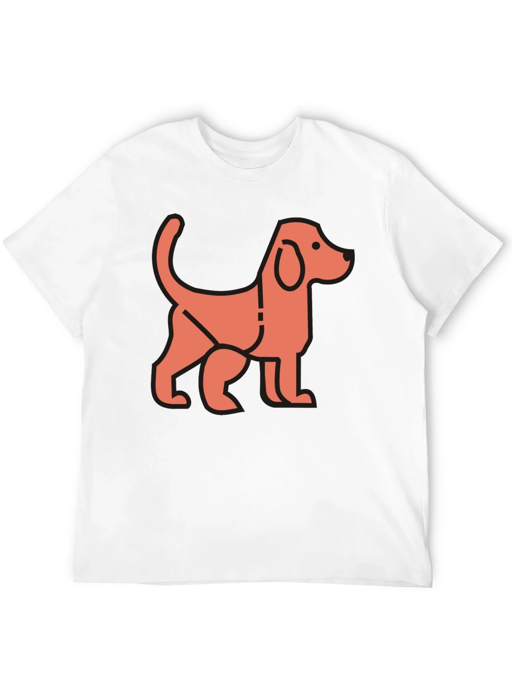 Dog Graphic Black T-Shirt - Stylish Unisex Tee product image 2