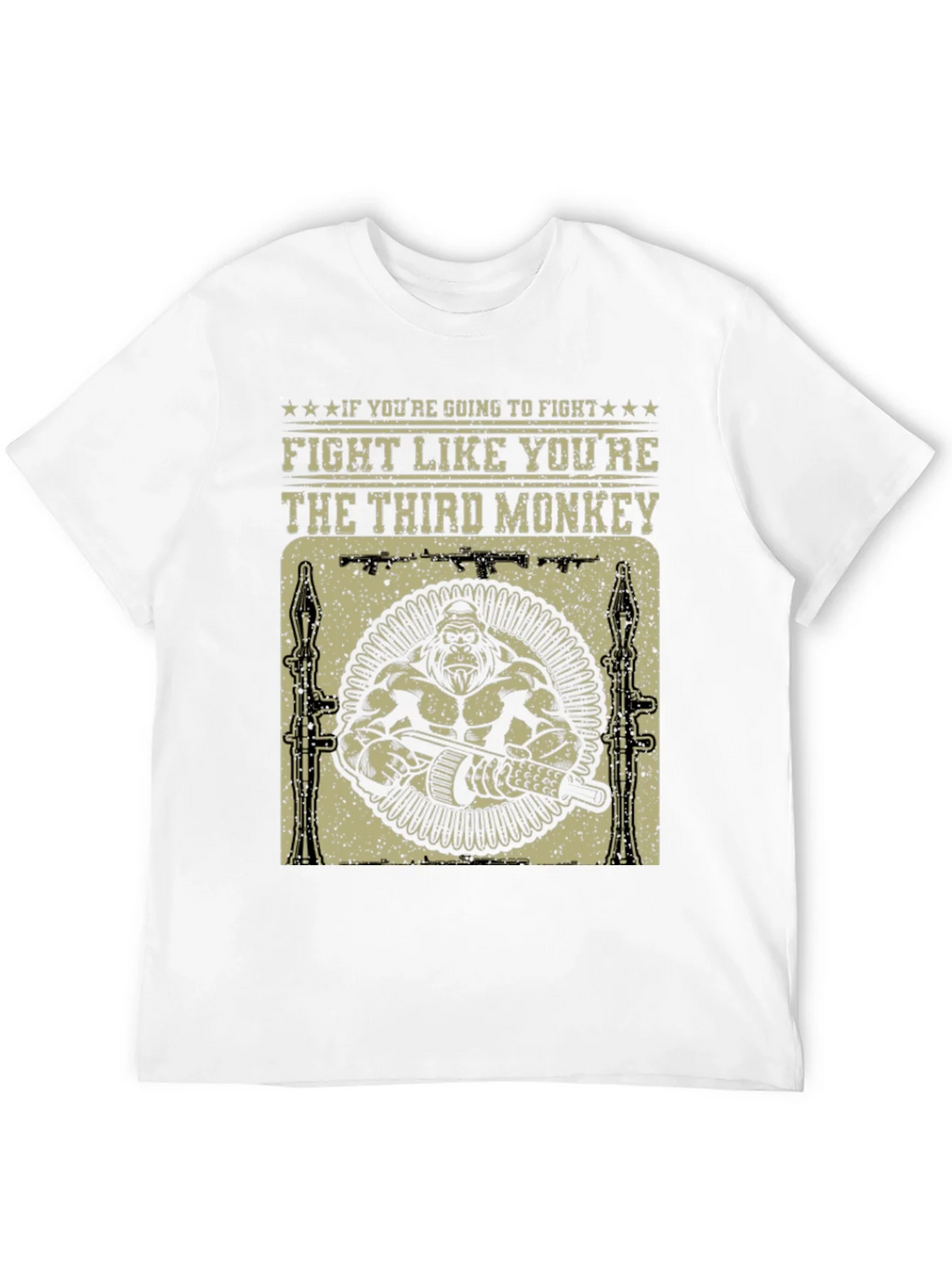 Fight Like Youre The Third Monkey T-Shirt product image 7