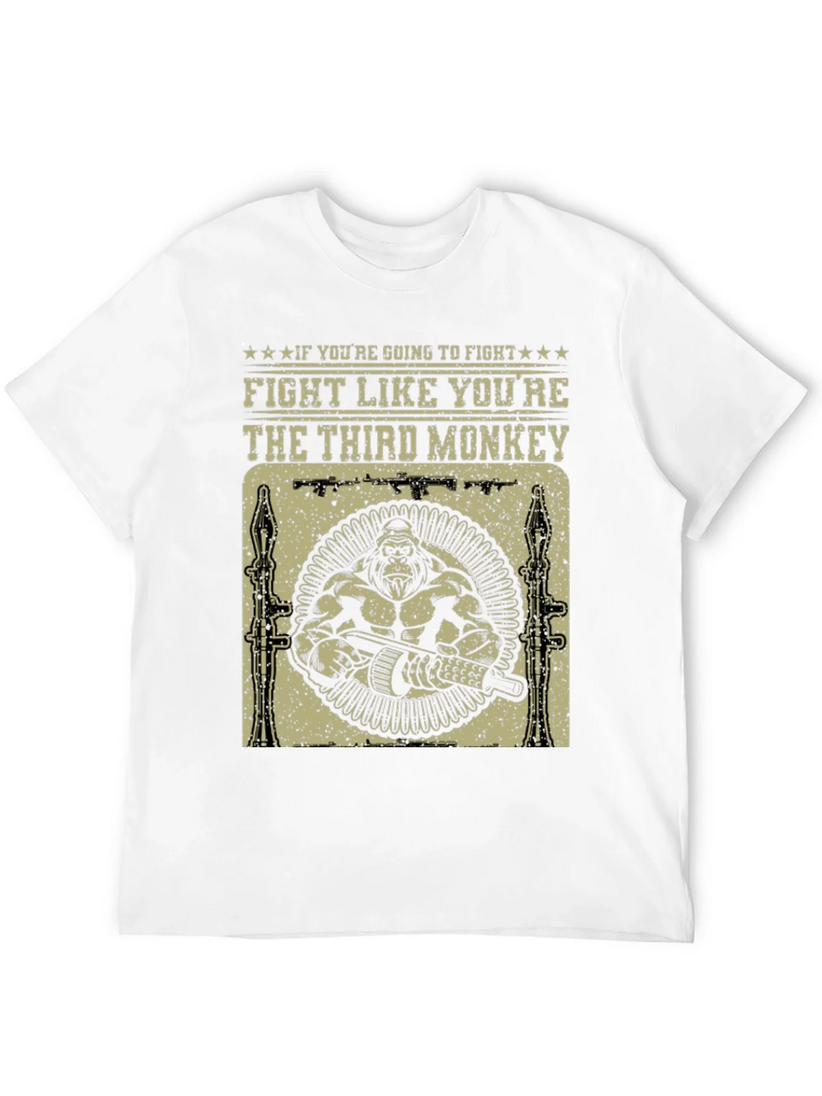 Fight Like Youre The Third Monkey T-Shirt product image 7
