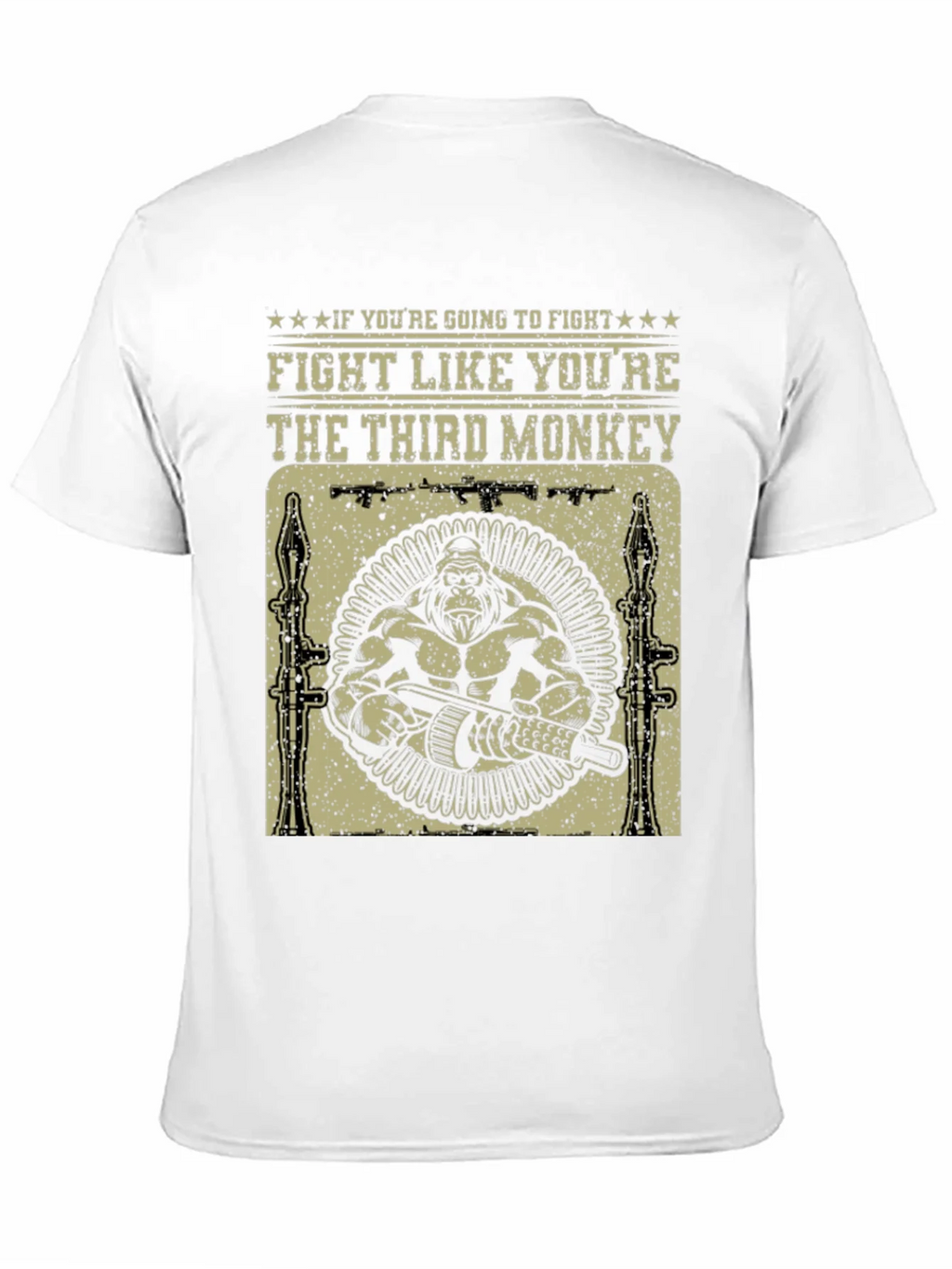 Fight Like Youre The Third Monkey T-Shirt product image 6