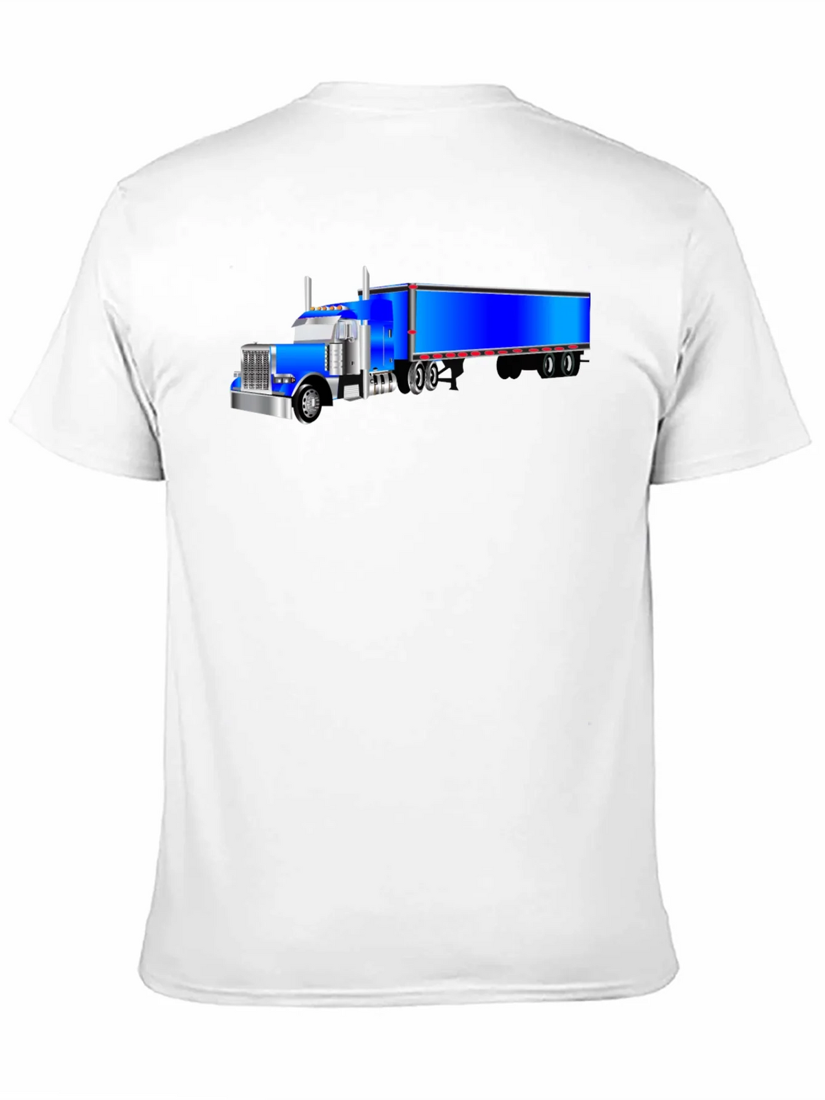Blue Truck Graphic Tee - Cool Mens Black T-Shirt product image 6