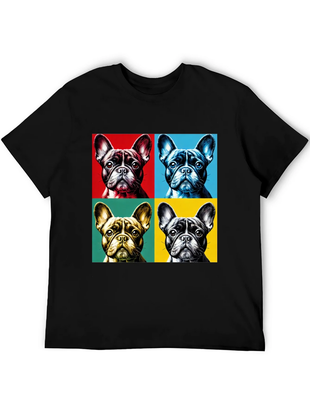 Pop Art French Bulldog Graphic Tee product image 5