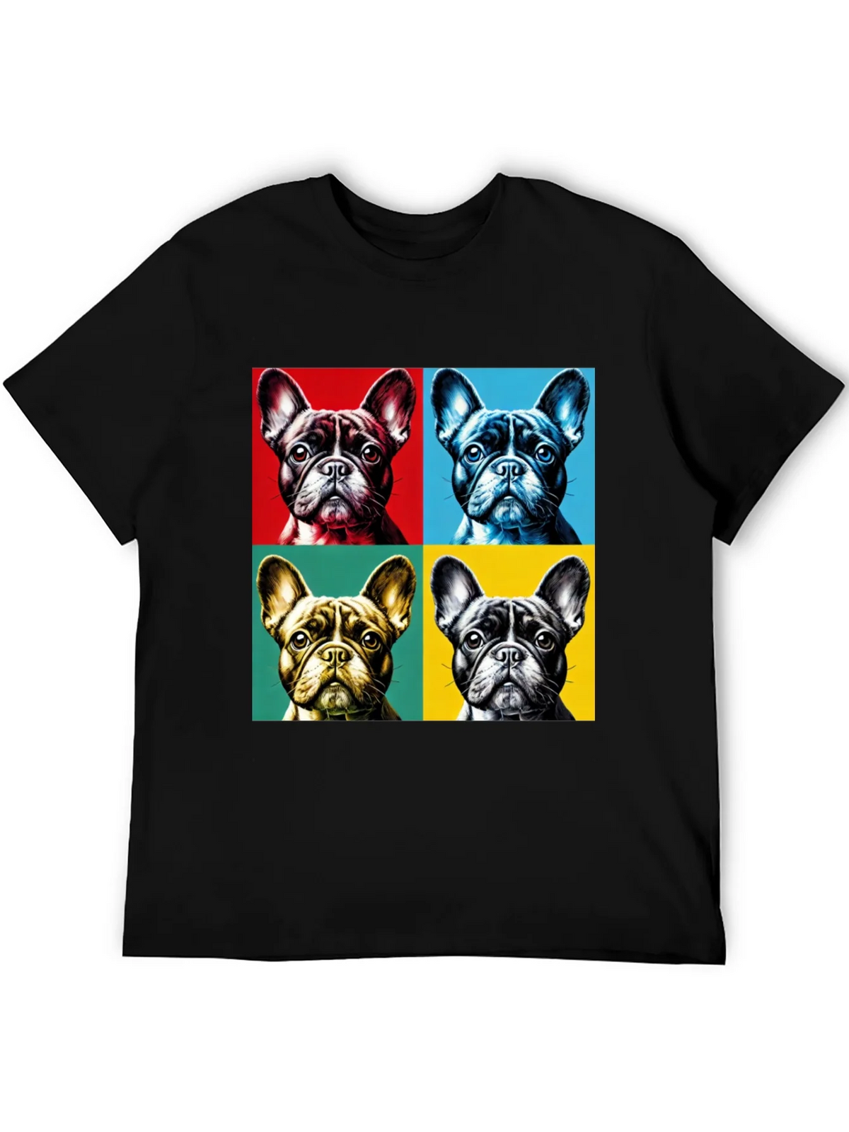 Pop Art French Bulldog Graphic Tee product image 5