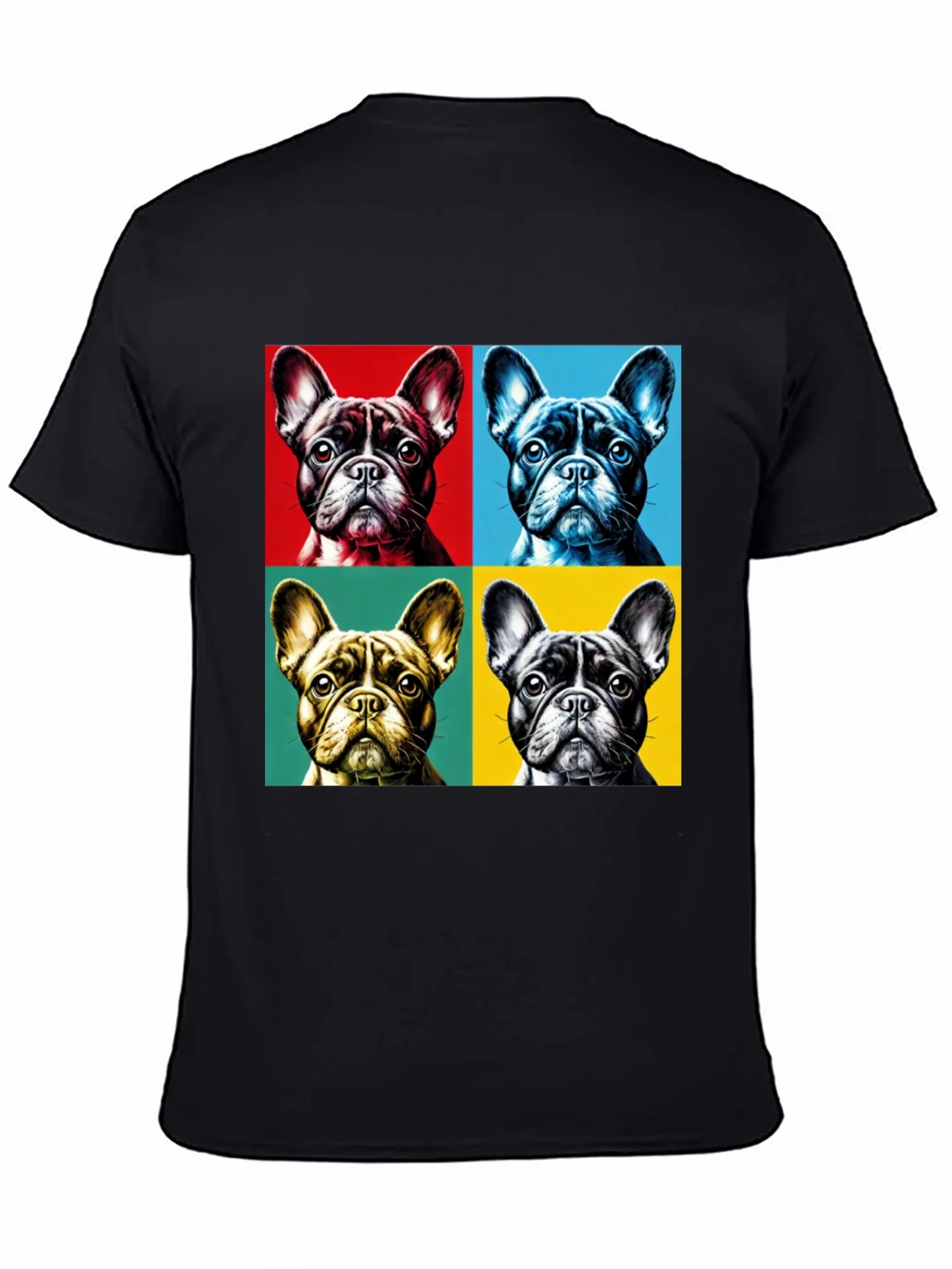 Pop Art French Bulldog Graphic Tee product image 4