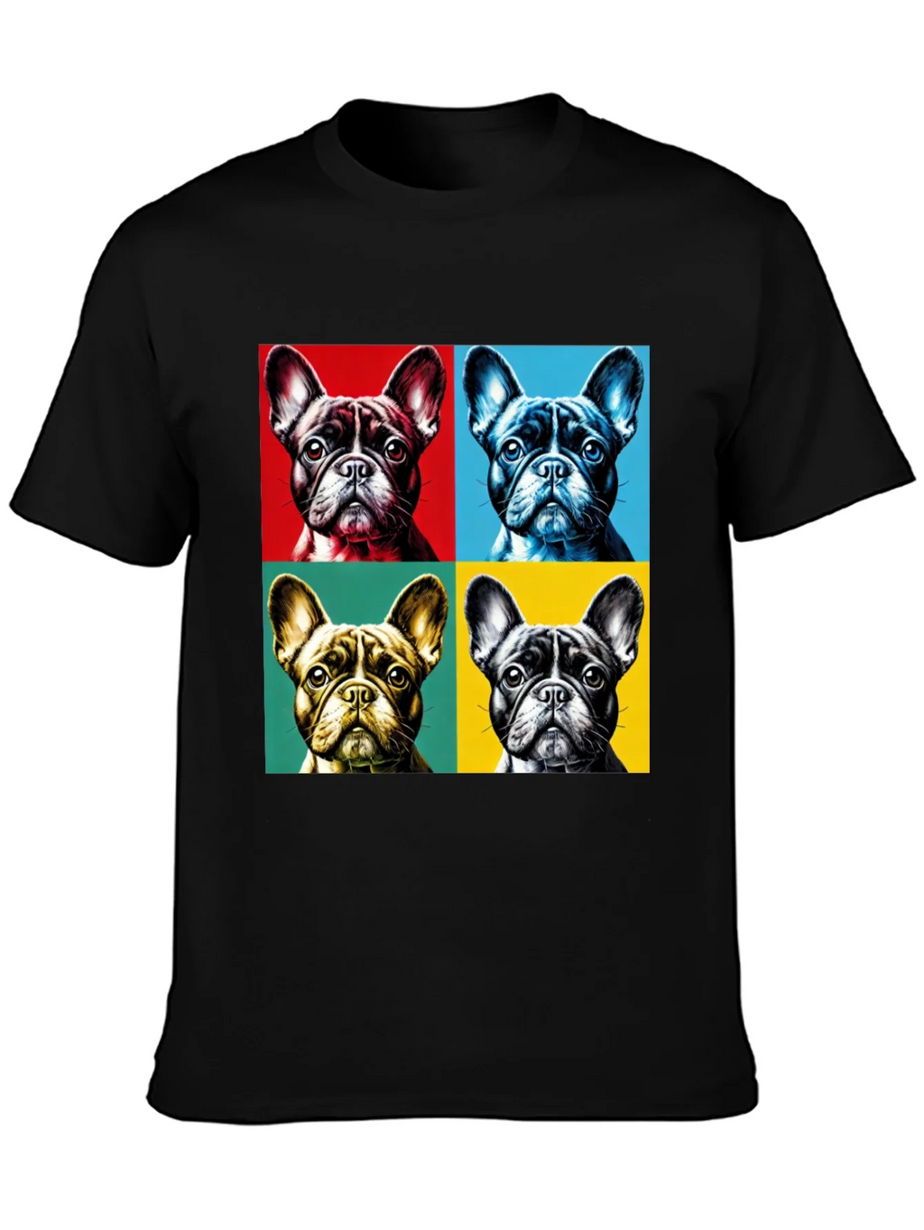Pop Art French Bulldog Graphic Tee product image 3