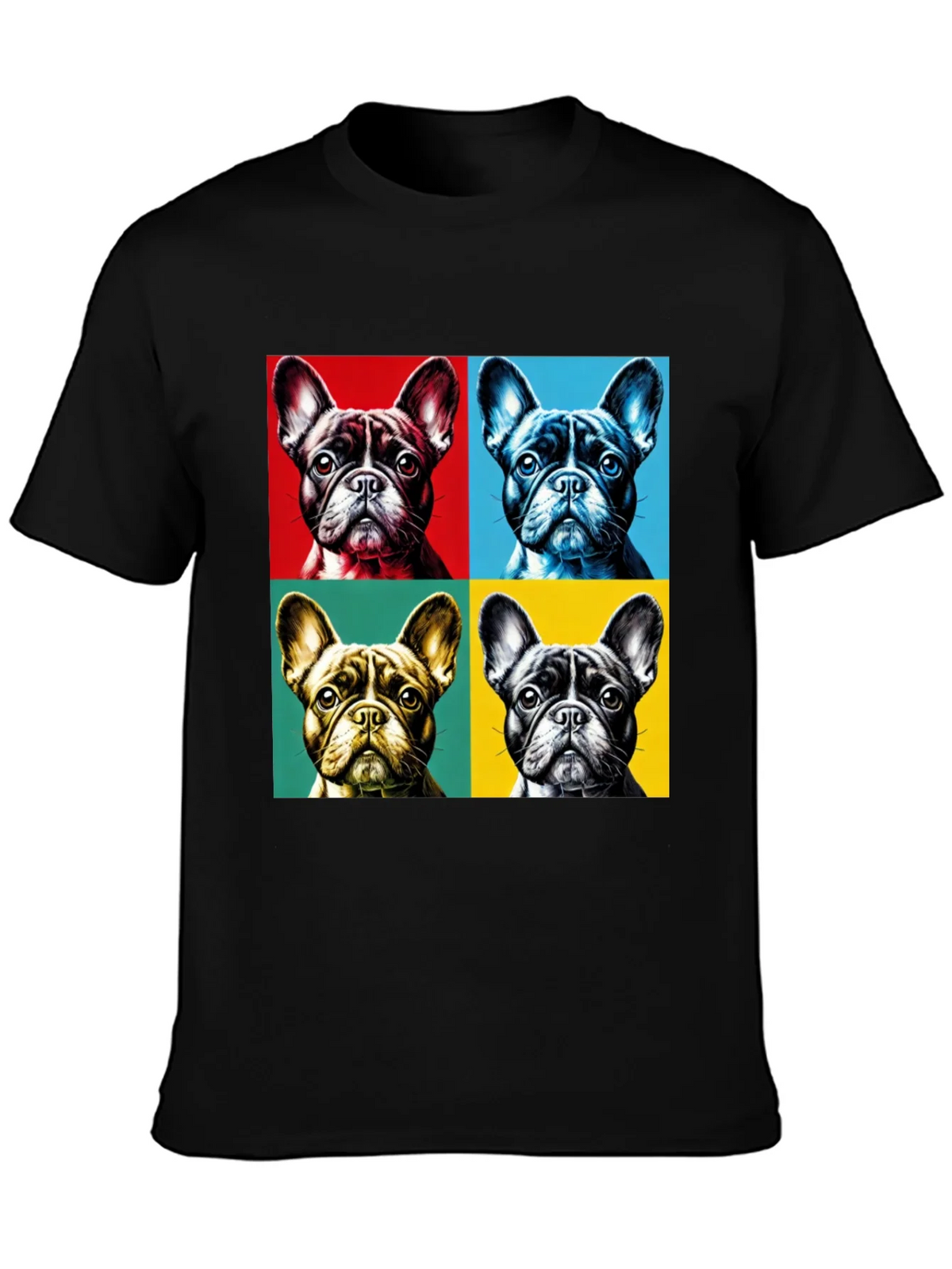 Pop Art French Bulldog Graphic Tee product image 3