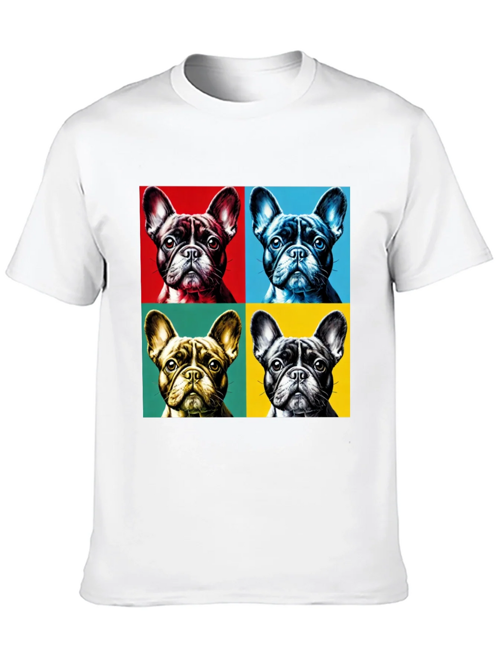 Pop Art French Bulldog Graphic Tee product image 7