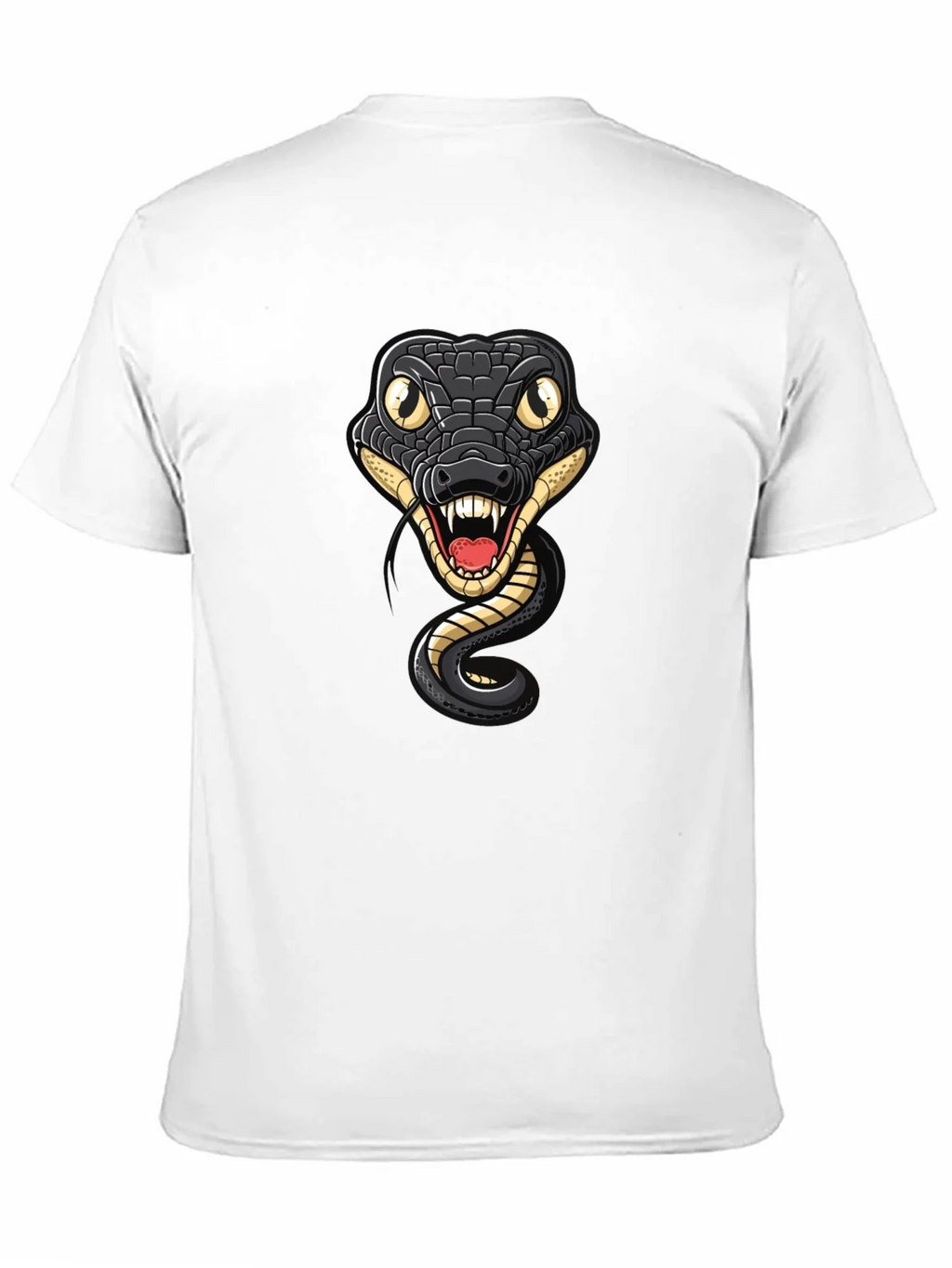 Snake Graphic Tee - Mens Black Cotton T-Shirt product image 10
