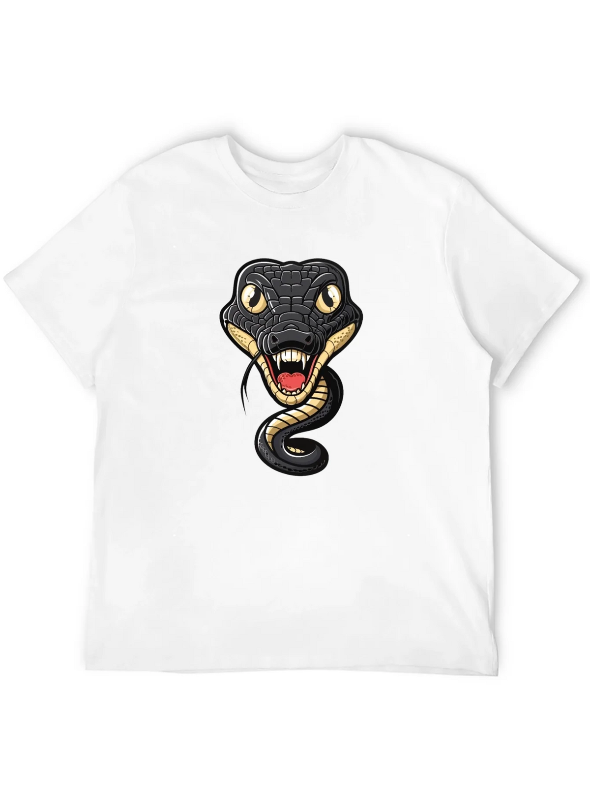 Snake Graphic Tee - Mens Black Cotton T-Shirt product image 11