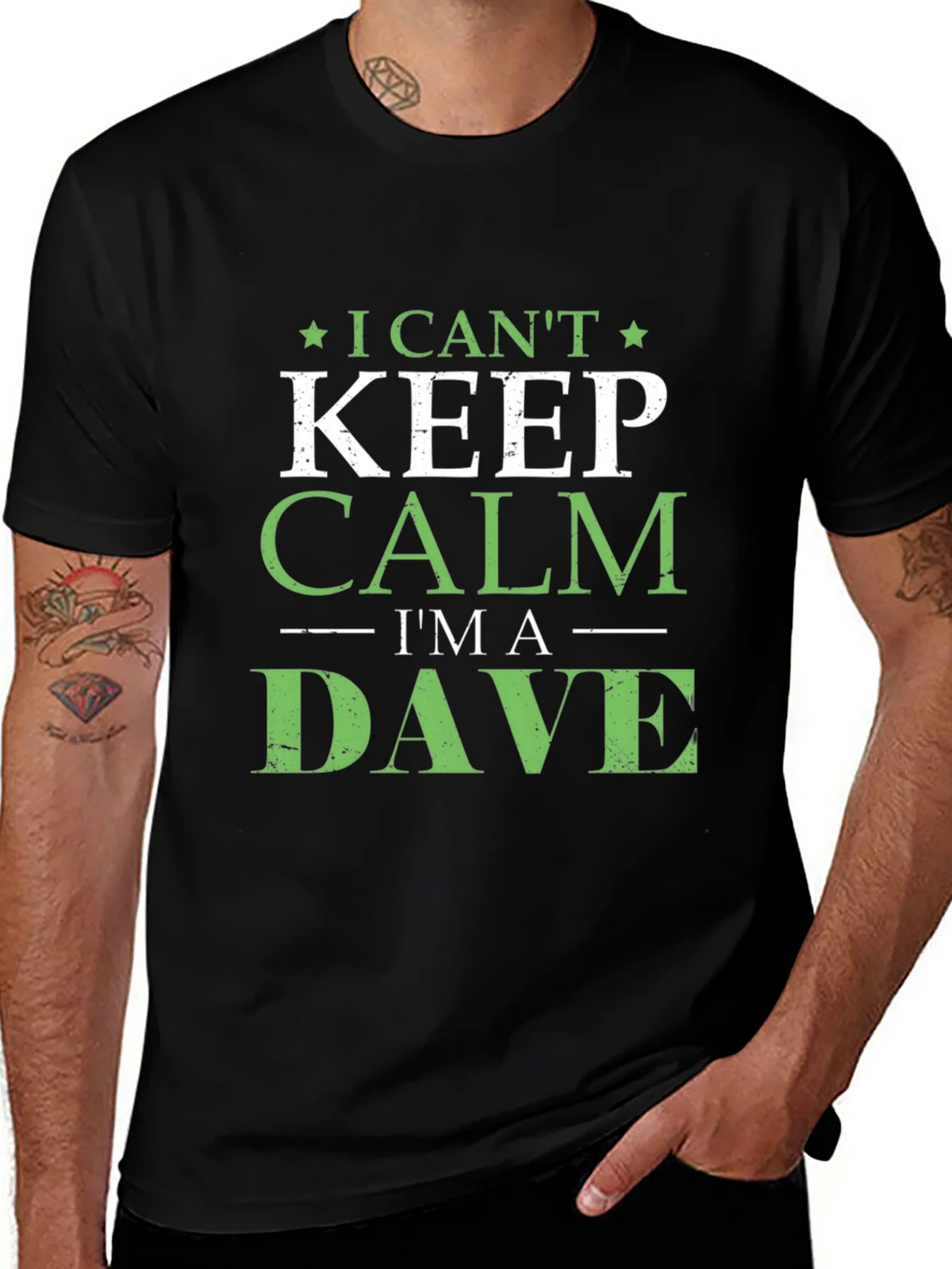I Cant Keep Calm Im A Dave T-Shirt product image 1