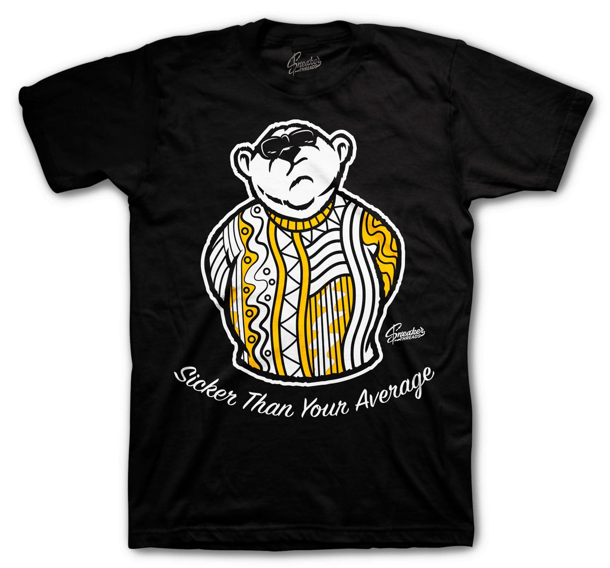 Retro 13 Gold Glitter BIG Bear Shirt