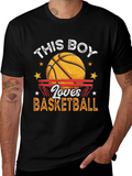 Basketball Lover Graphic T-Shirt - Black product image 1