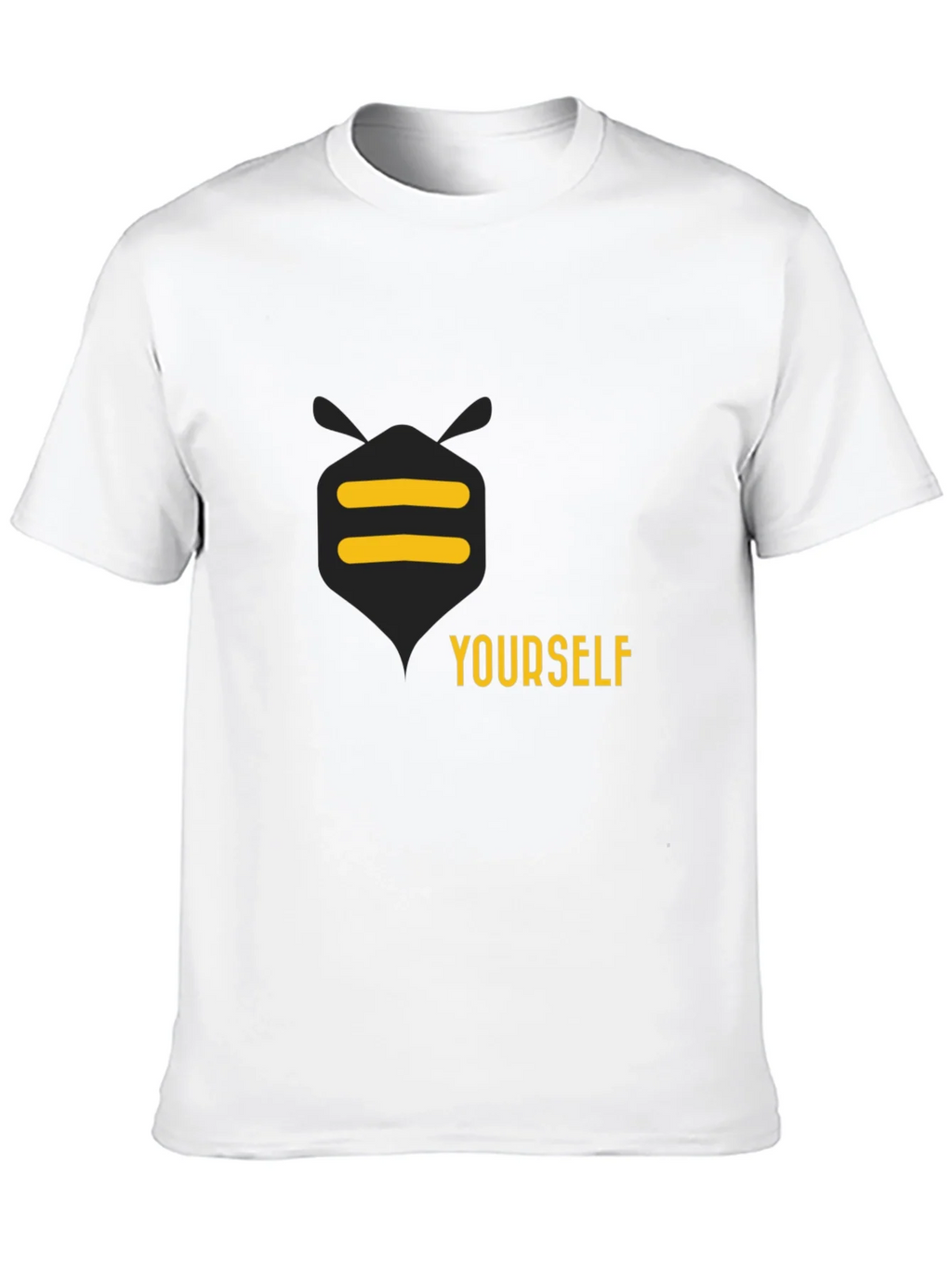Be Yourself Graphic Tee - Black Cotton Casual T-Shirt product image 8