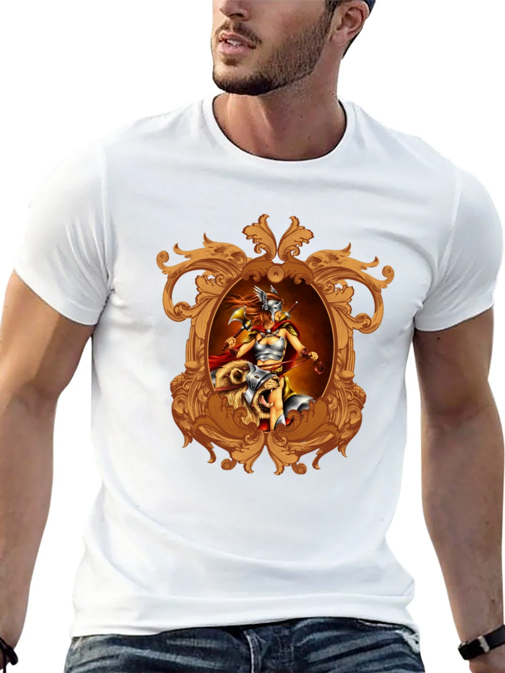 Viking Warrior Graphic Tee - Black product image 12
