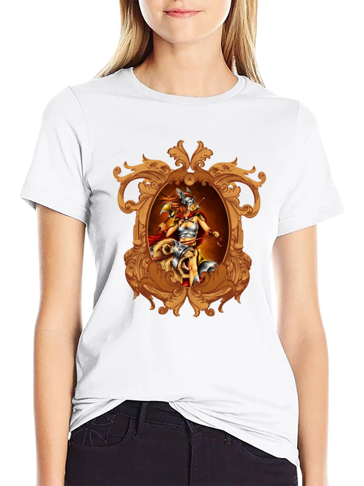 Viking Warrior Graphic Tee - Black product image 8