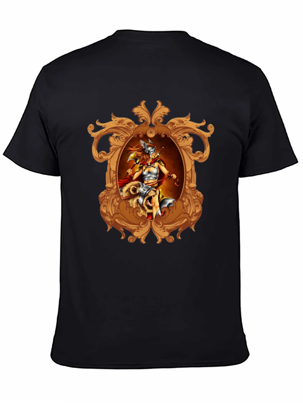 Viking Warrior Graphic Tee - Black product image 4