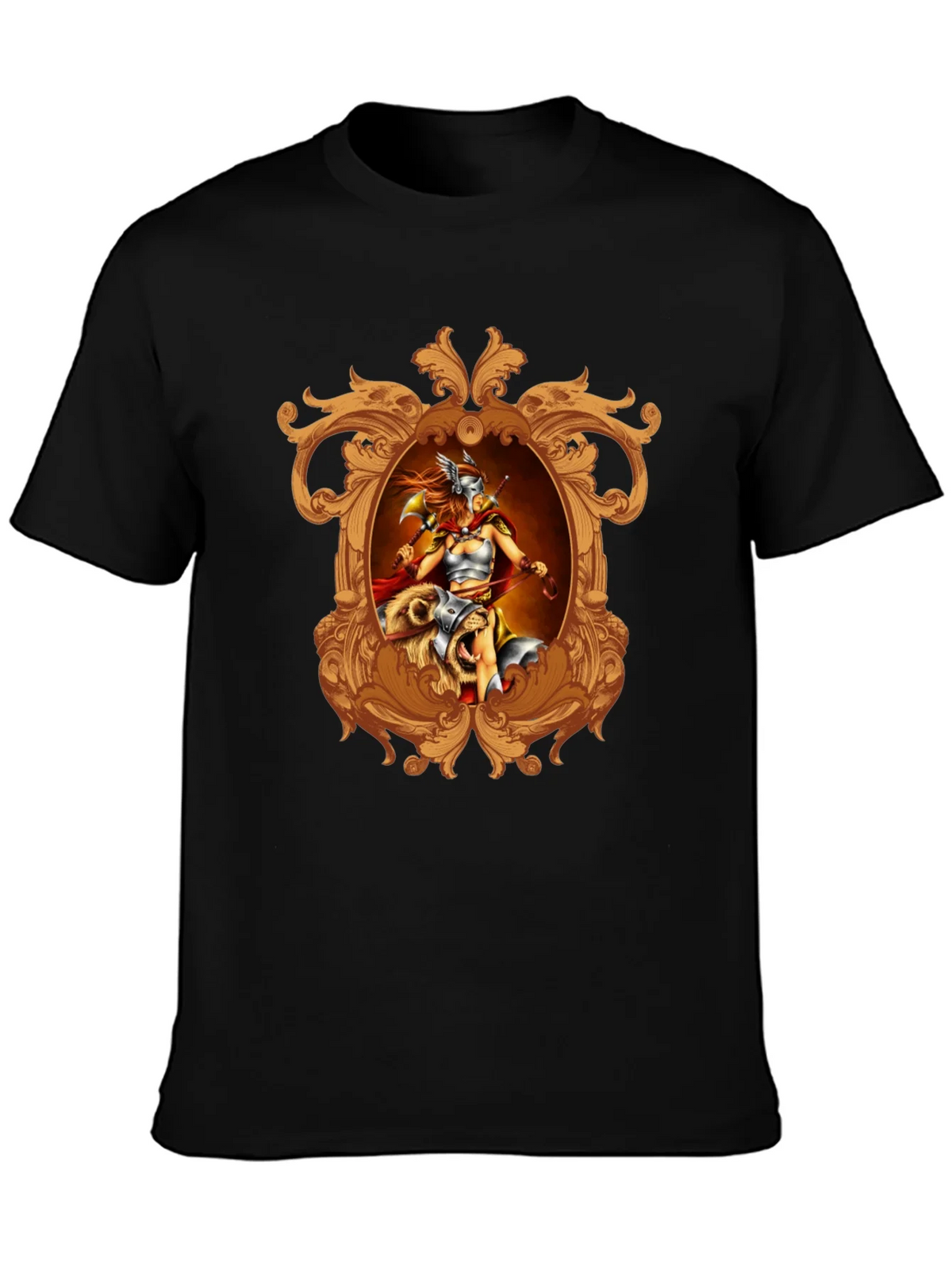 Viking Warrior Graphic Tee - Black product image 3