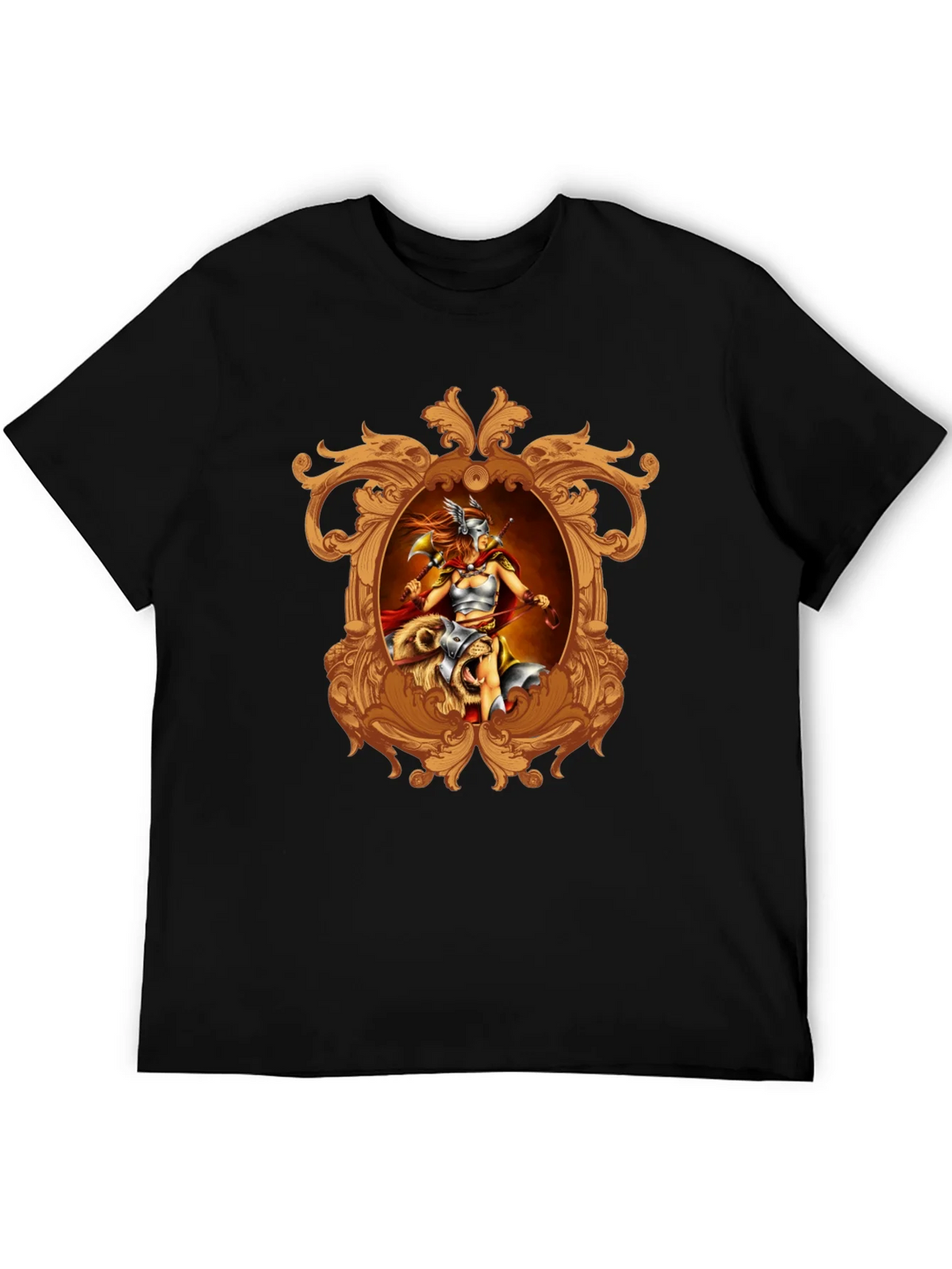Viking Warrior Graphic Tee - Black product image 5