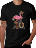 Flamingo Spin Class T-Shirt product image 1