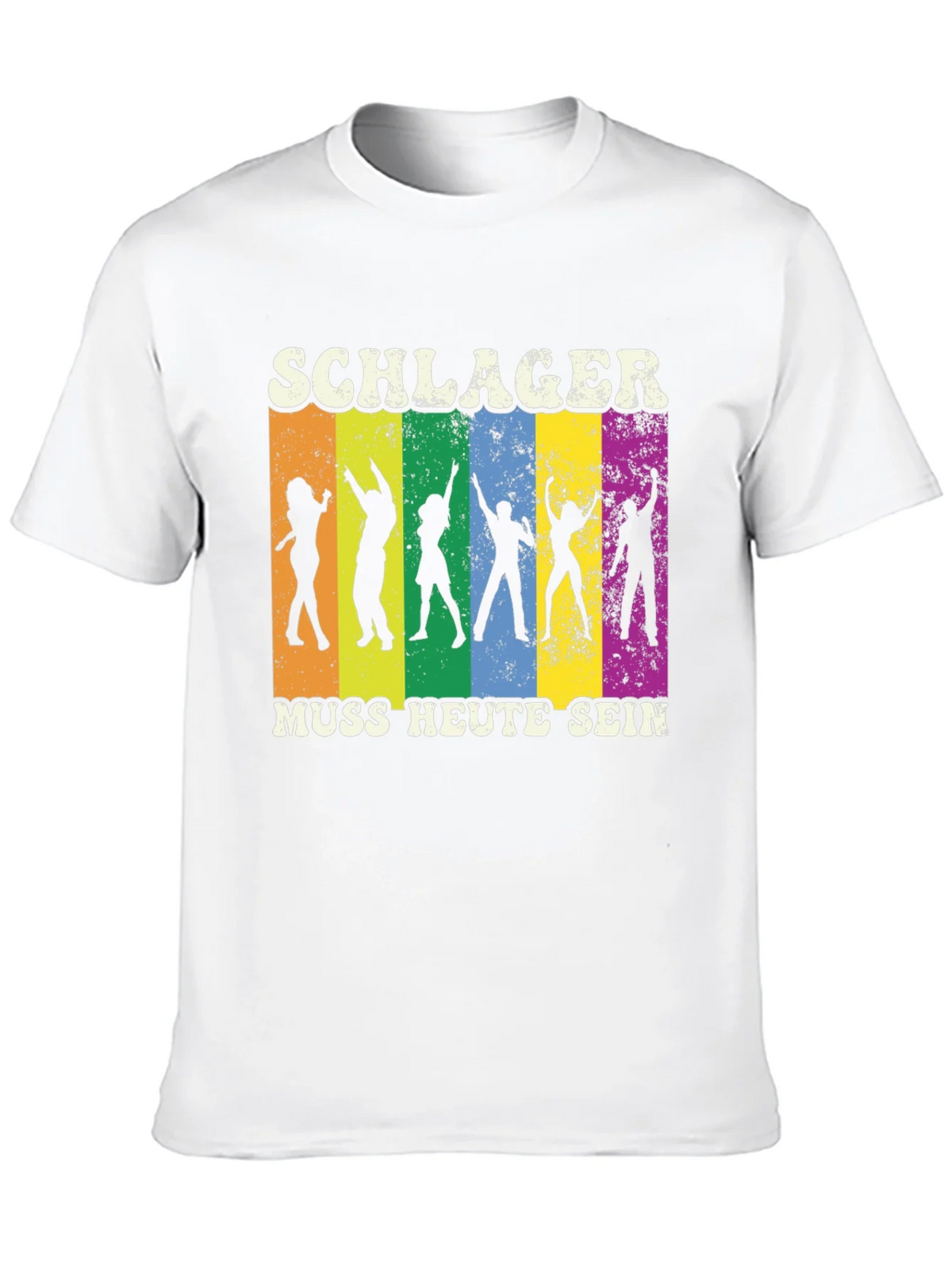 Schlager Muss Heute Sein Black Graphic T-Shirt product image 9