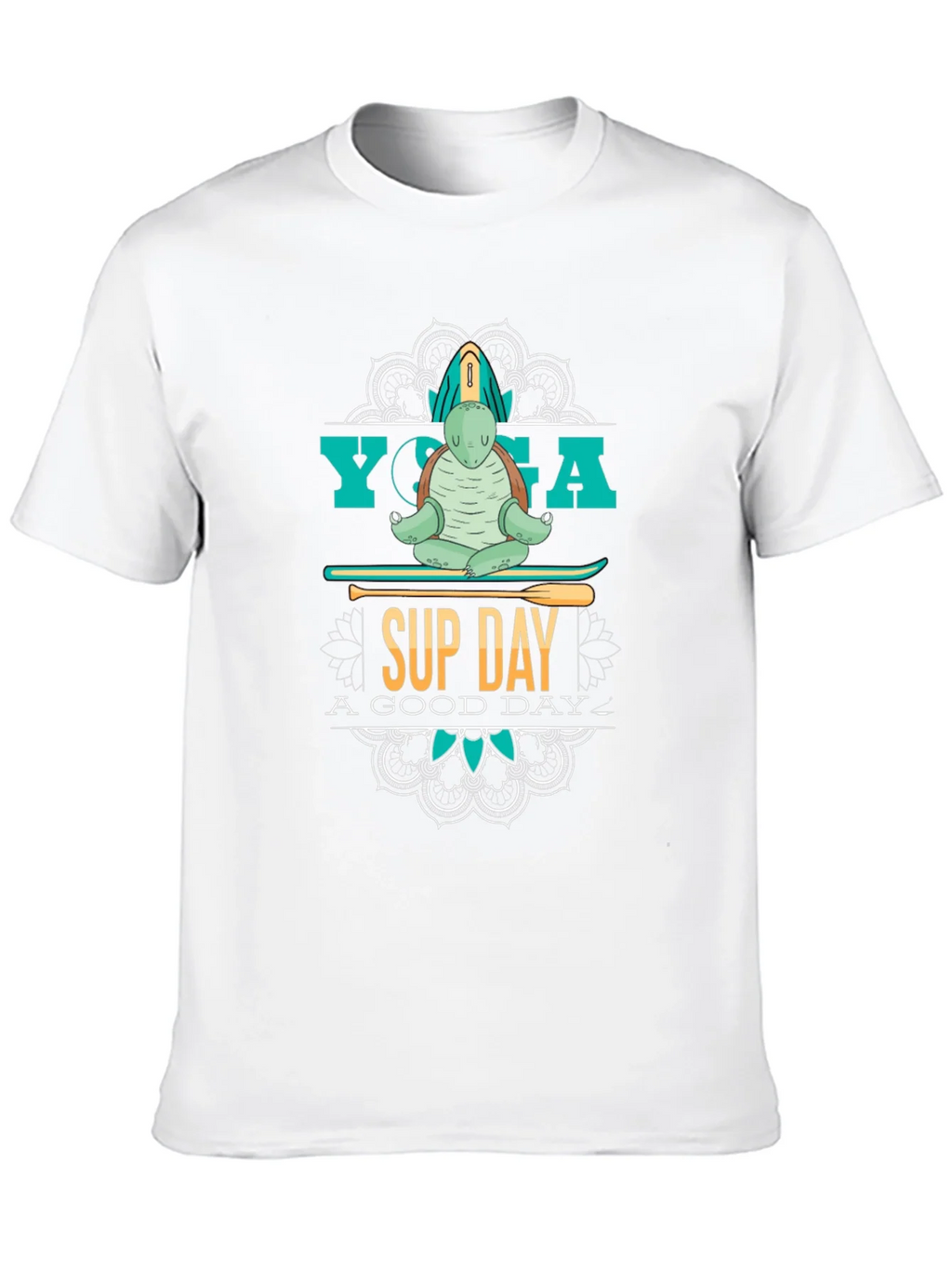 Yoga Sup Day Turtle T-Shirt - Relax and Enjoy! product image 4