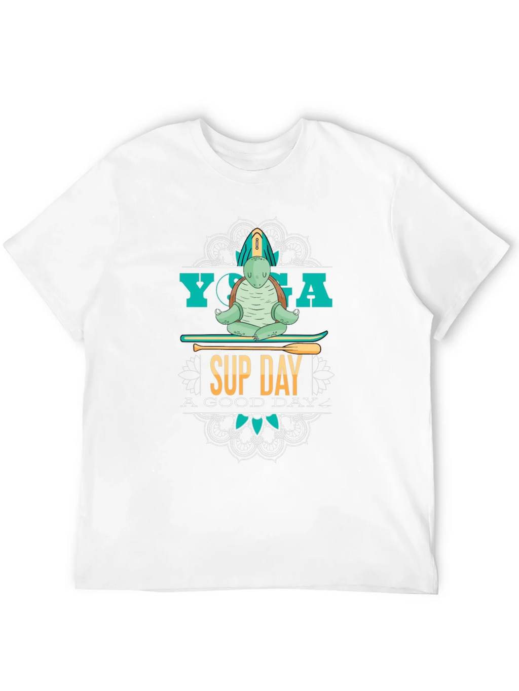 Yoga Sup Day Turtle T-Shirt - Relax and Enjoy! product image 5