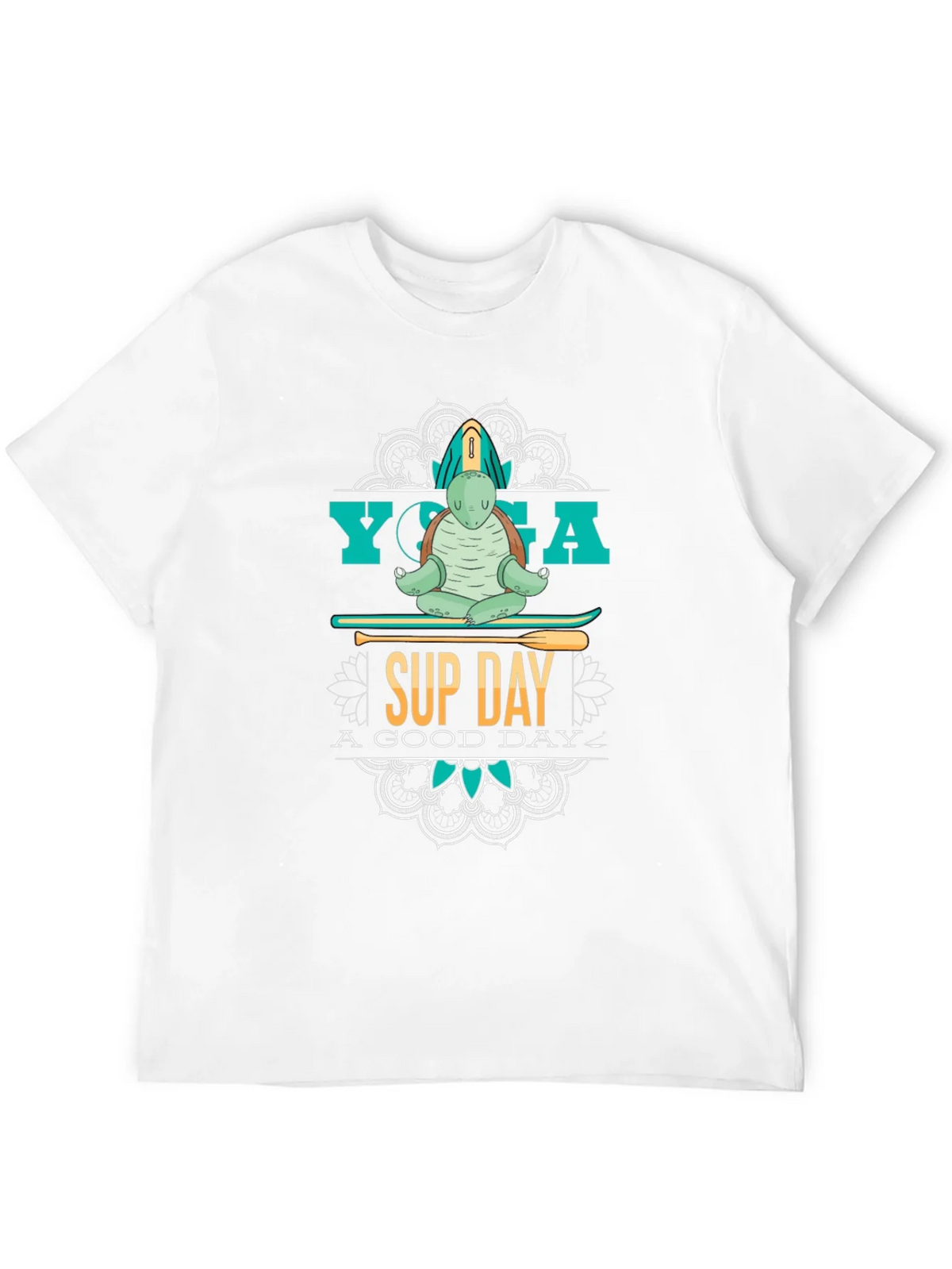 Yoga Sup Day Turtle T-Shirt - Relax and Enjoy! product image 5