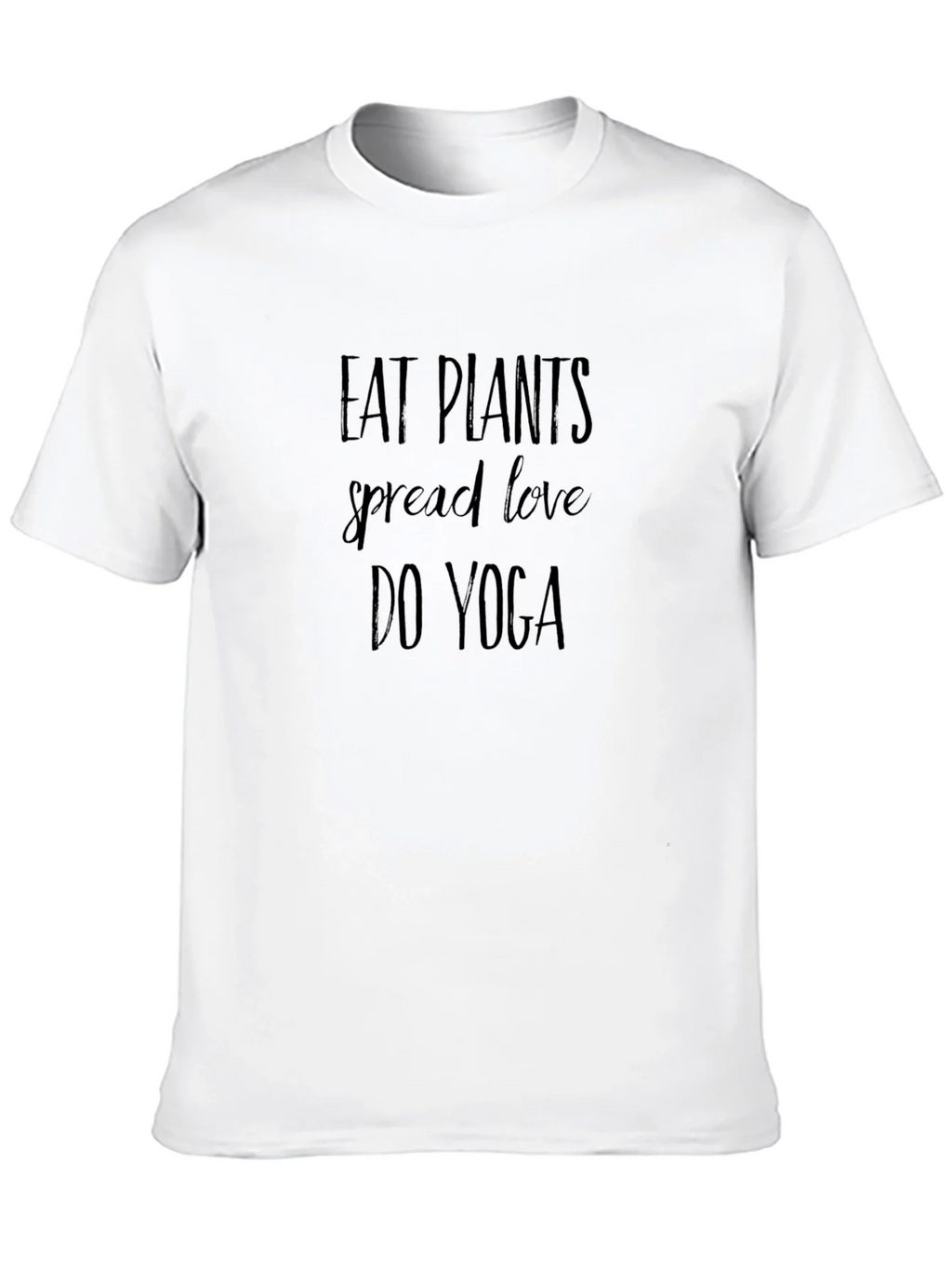 Eat Plants Spread Love Do Yoga T-Shirt product image 9