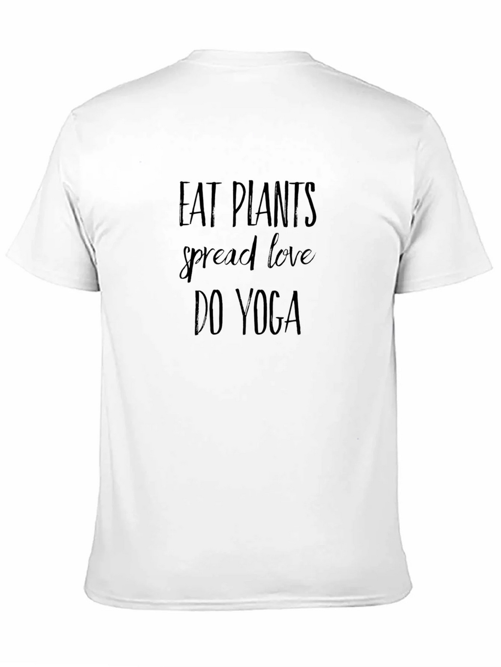 Eat Plants Spread Love Do Yoga T-Shirt product image 10
