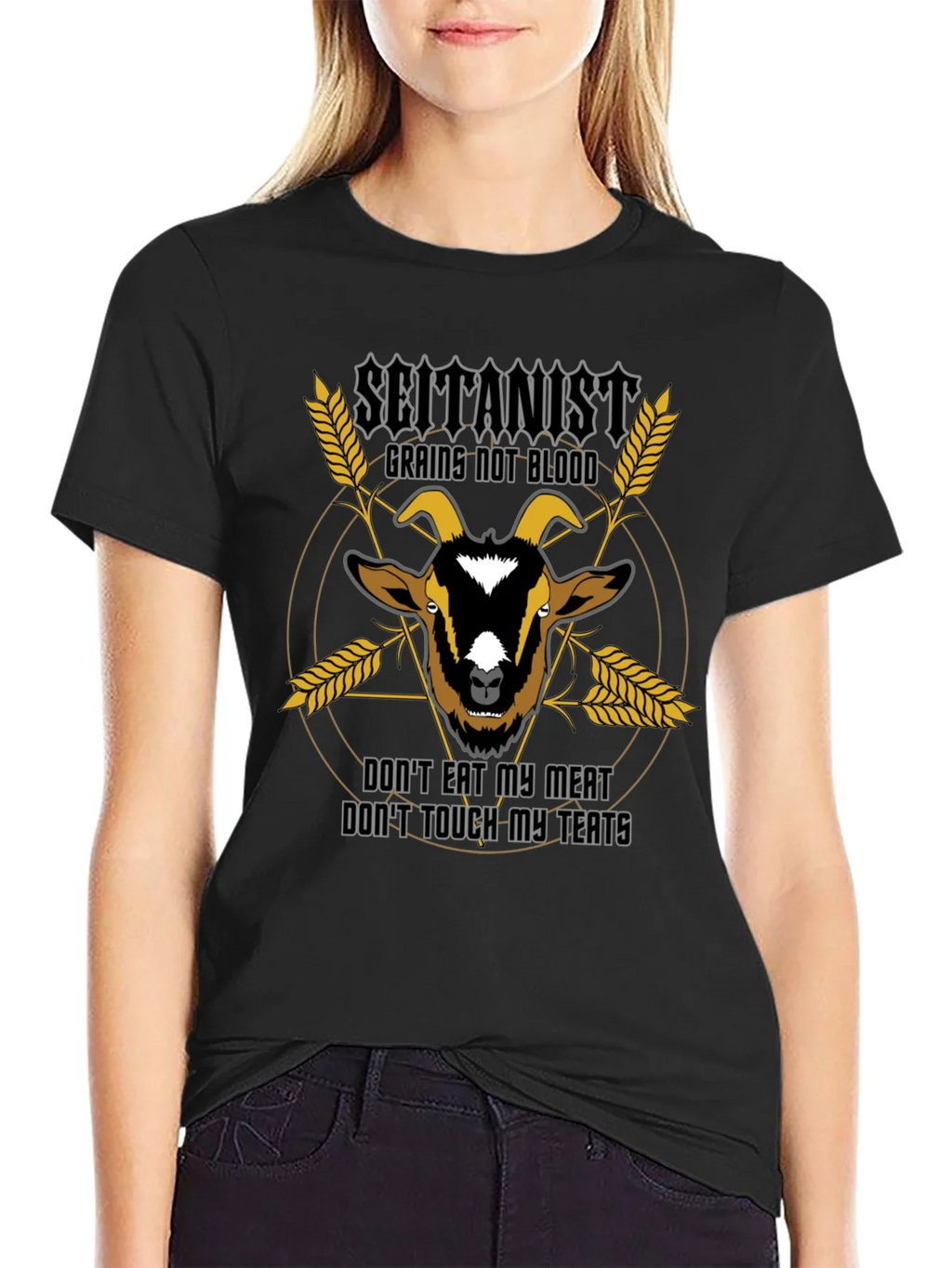 Satanist Grains Not Blood T-Shirt product image 2