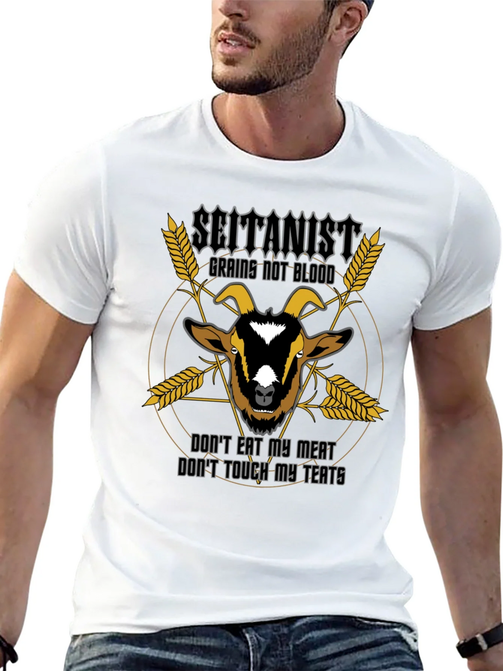 Satanist Grains Not Blood T-Shirt product image 12